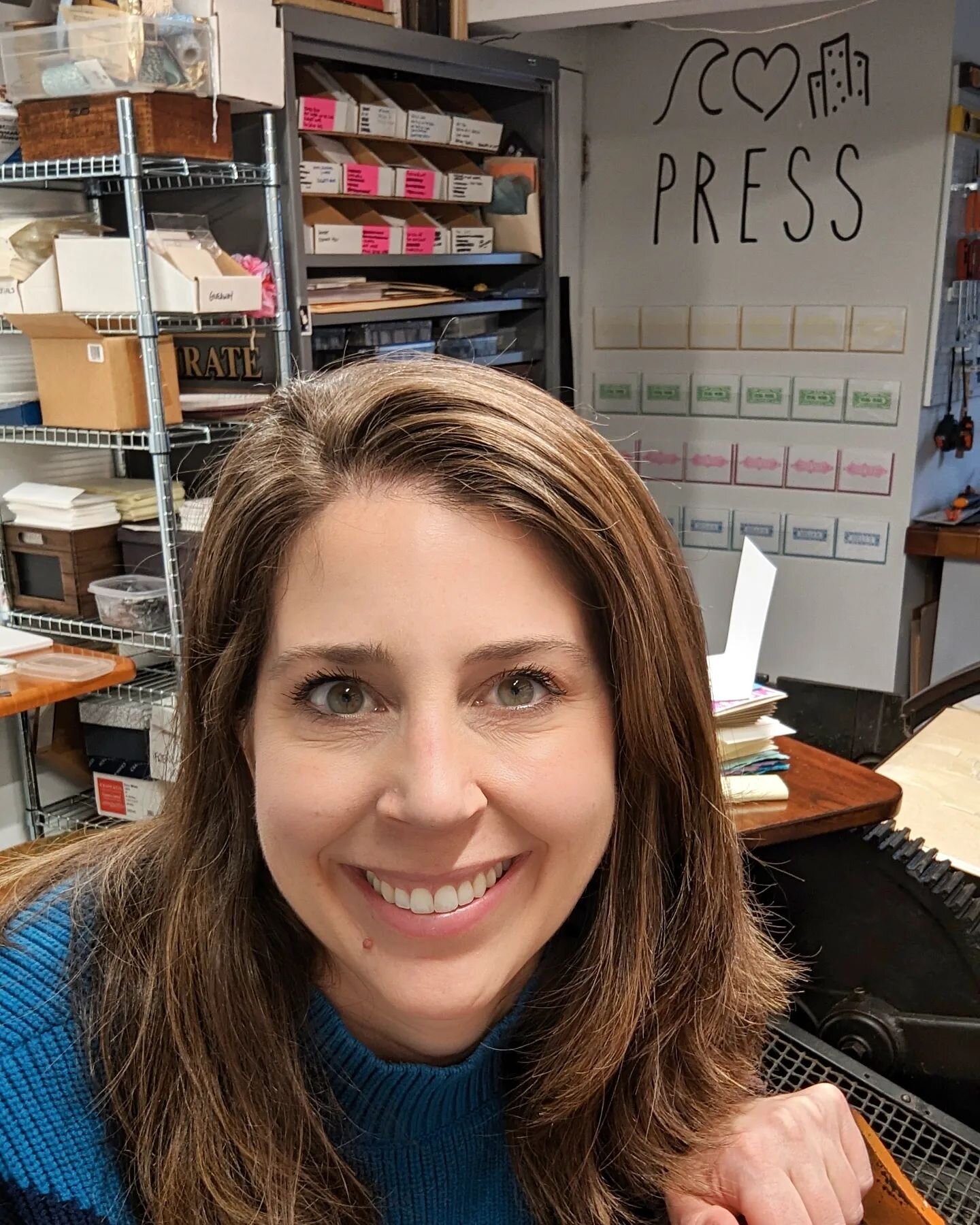 Hi! Showing my face right after a scary tornado warning here in NJ to kick off National Card and Letter Writing Month. April letter writing is a true tradition for me, despite trying to send cards all year long. My goal is always 30+ pieces of mail. 