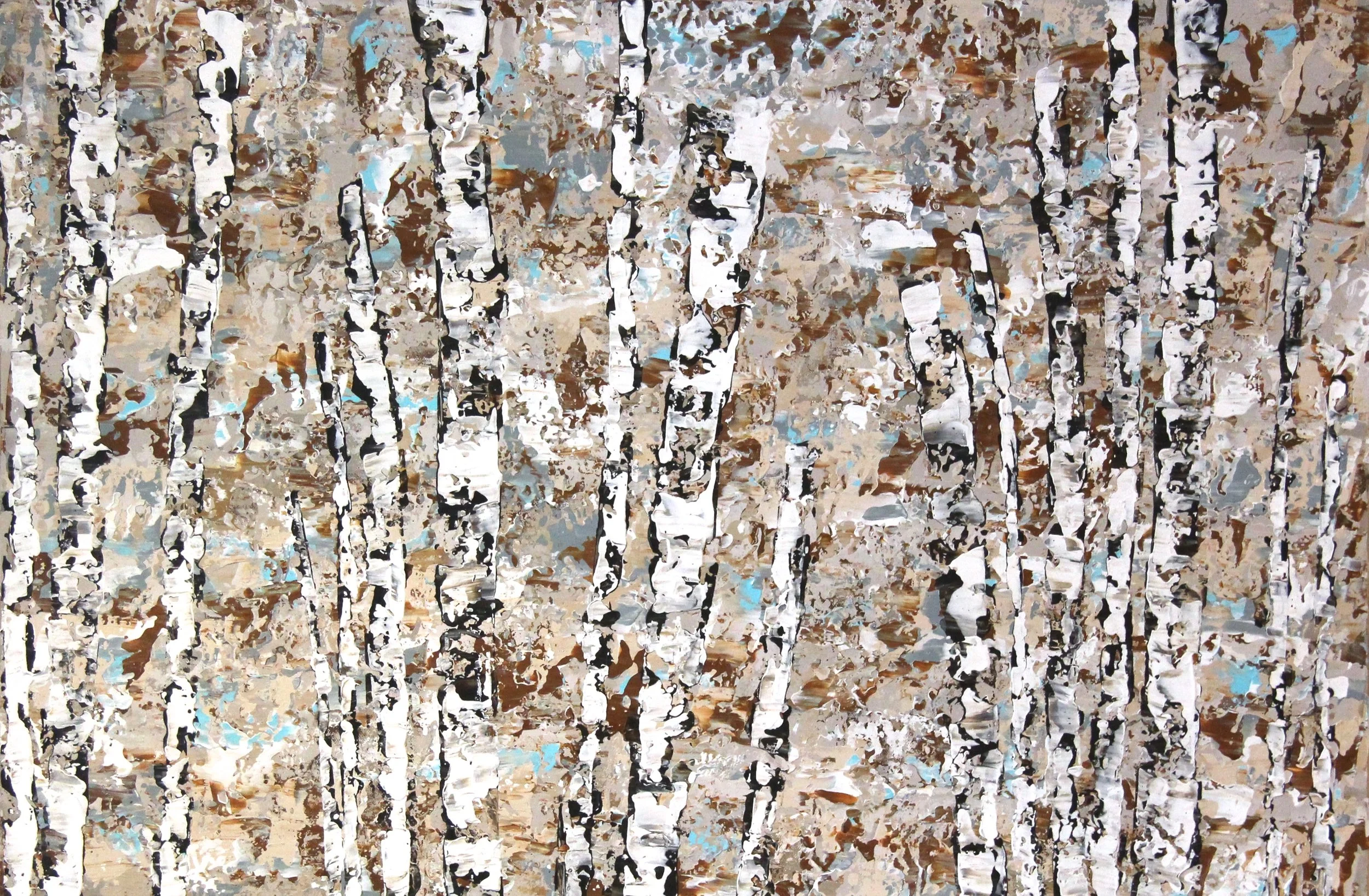   Caramel Sun.   36" x 24". Acrylic on canvas. Sold . 