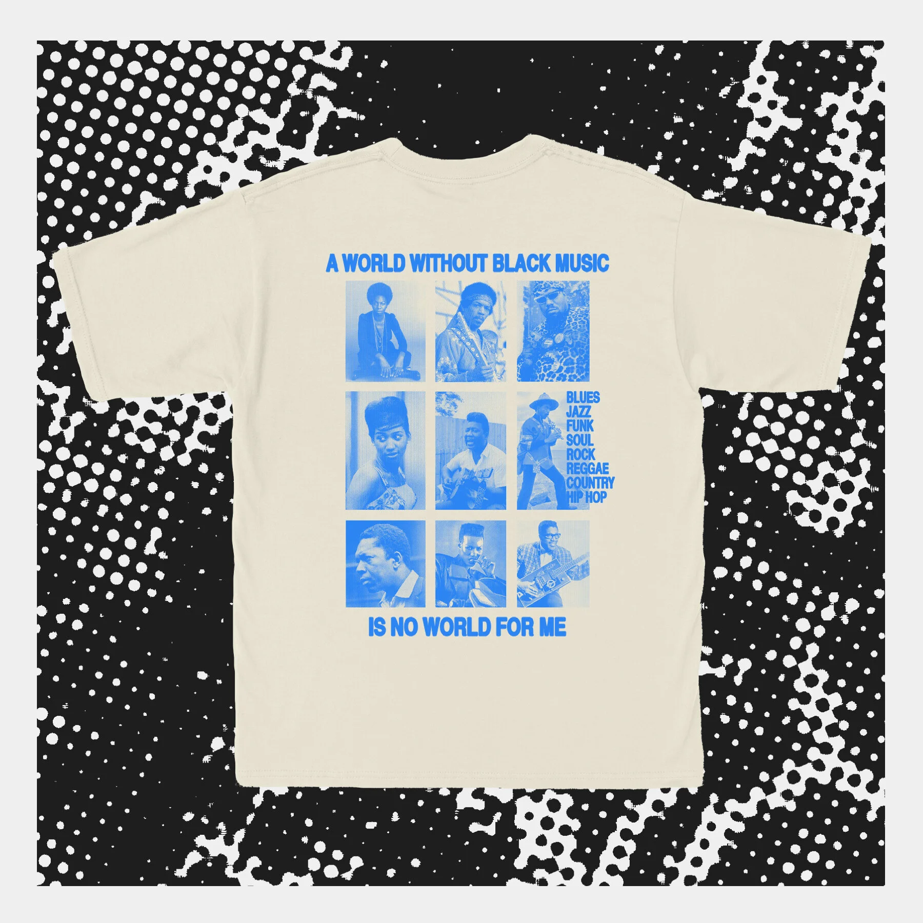 The Black Music Tee (2nd Edition) by New Commute x Rosa