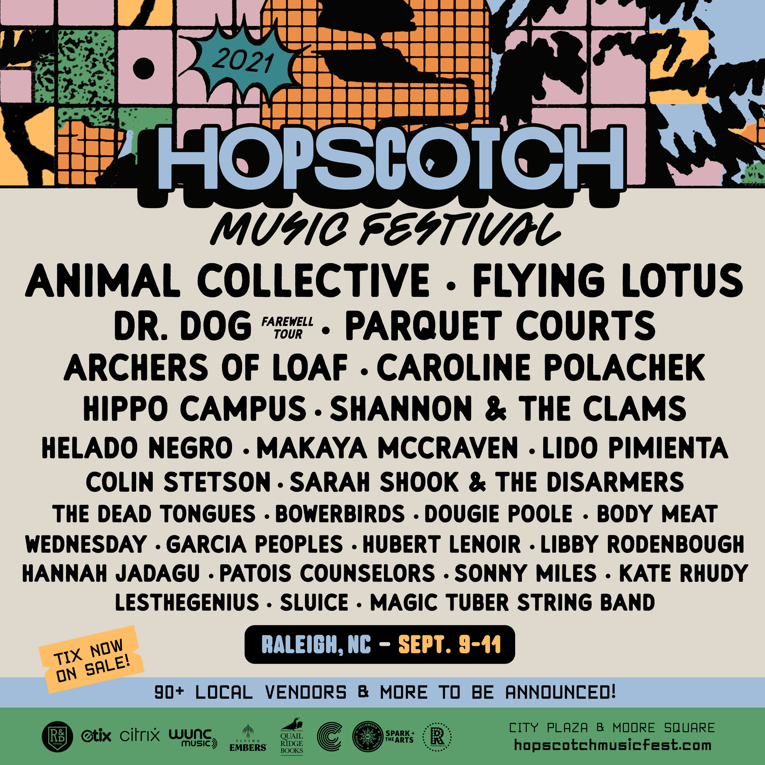 Hopscotch 2021 // September 9-11 // Raleigh, NC