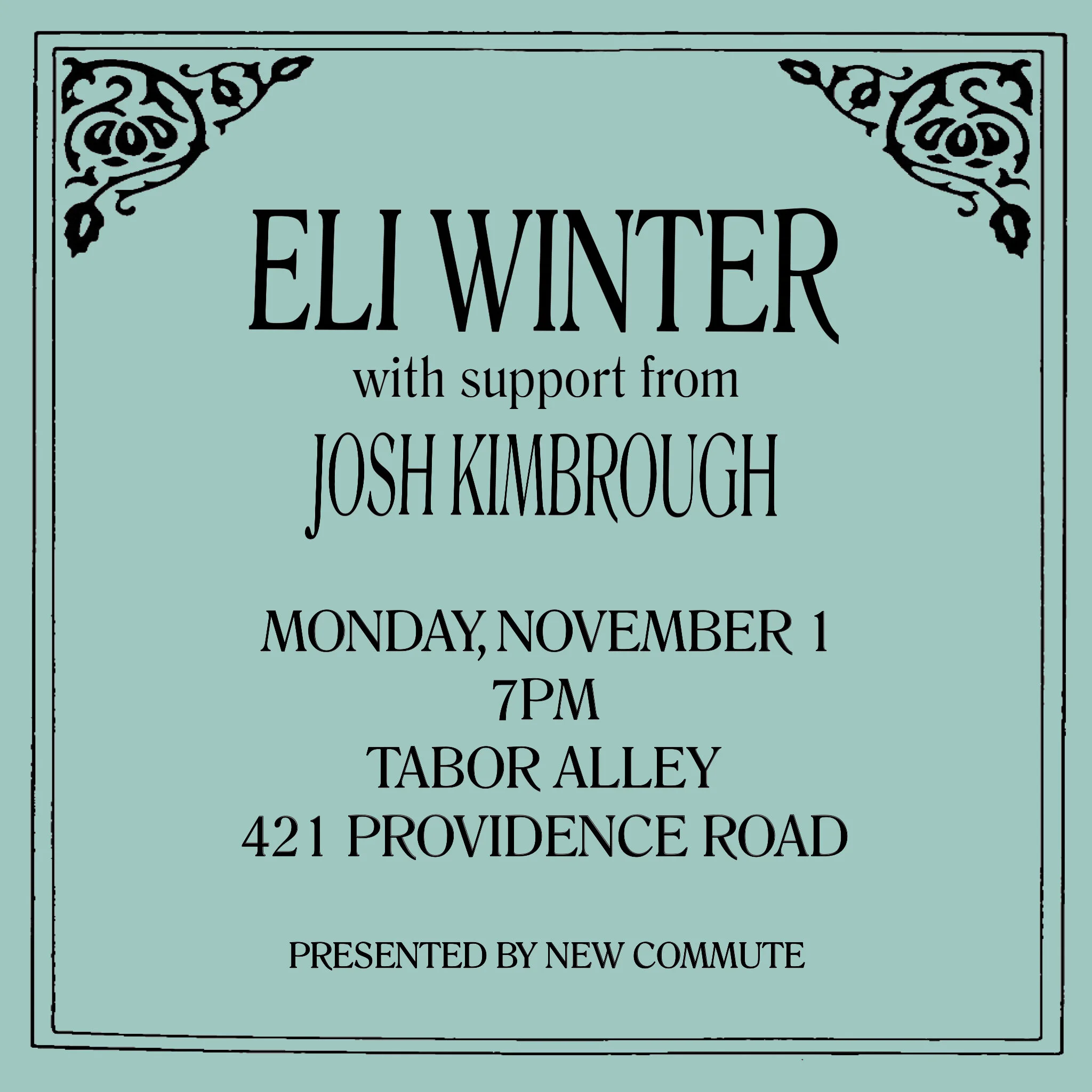 Eli Winter with Josh Kimbrough at Tabor - November 1