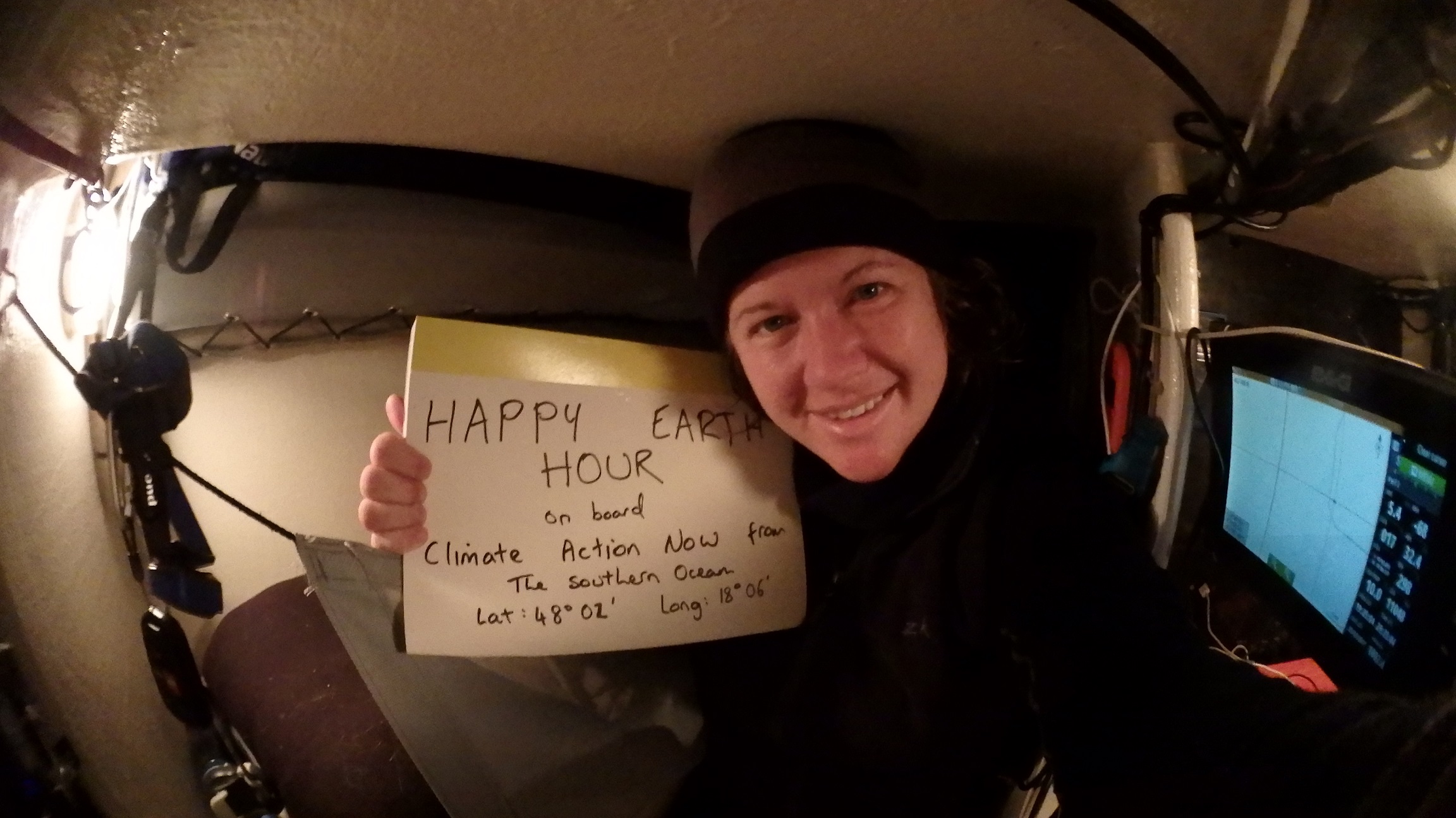 Earth Hour in the Southern Ocean