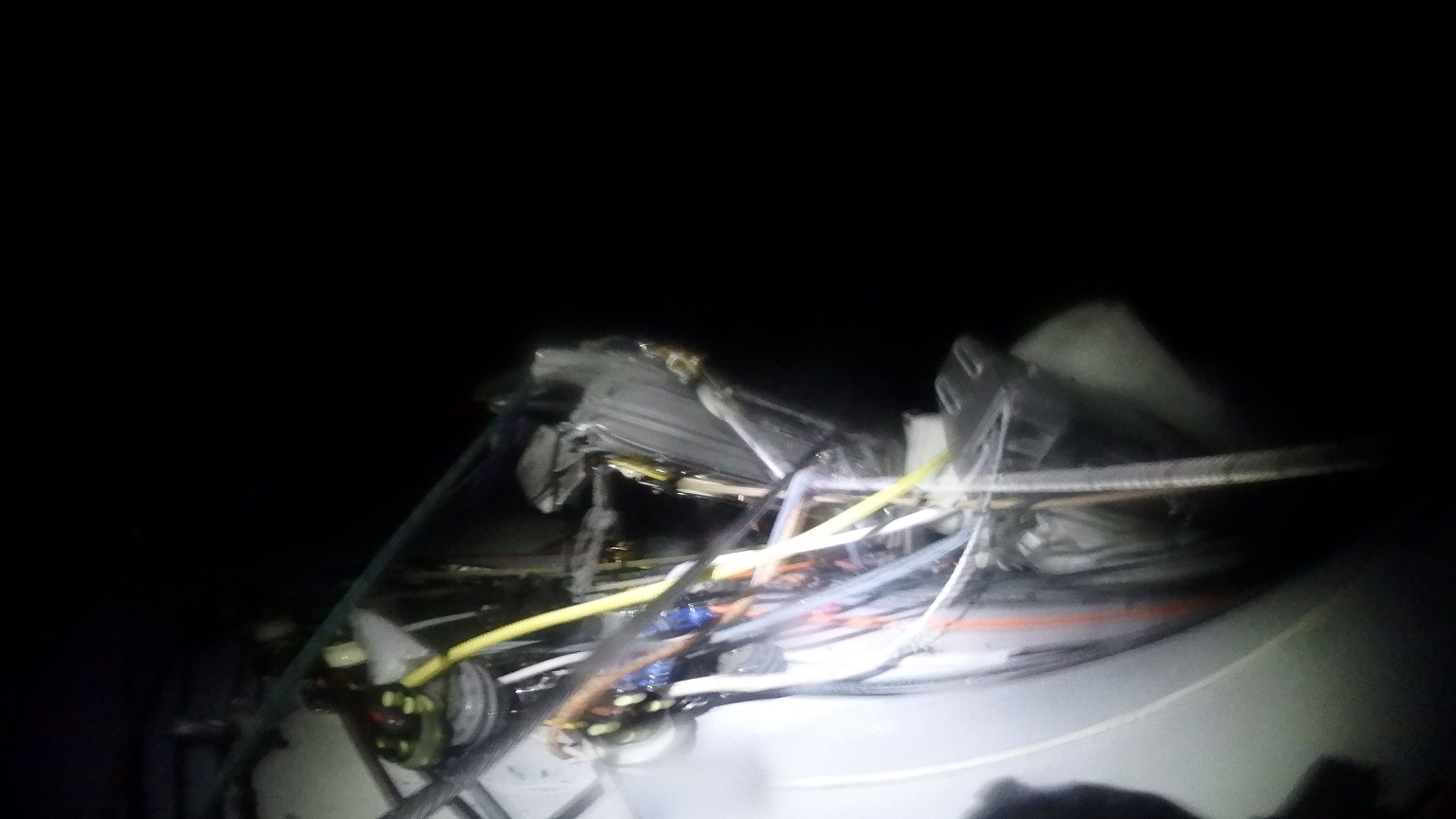 Mast Broken on Deck