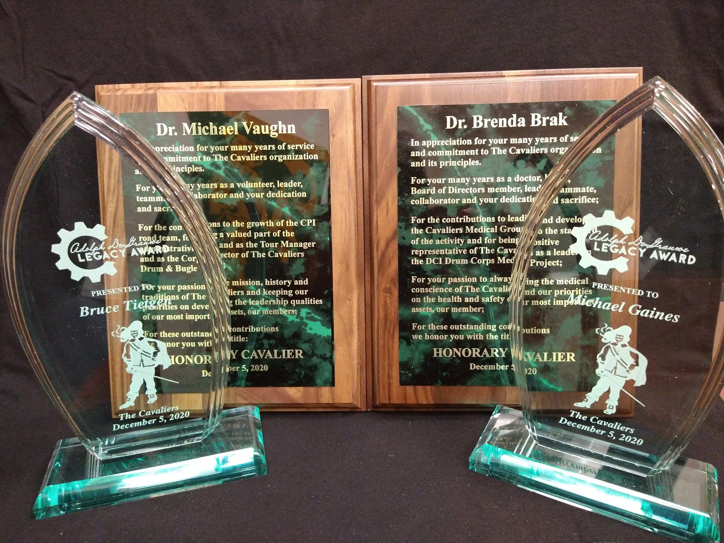 Cavaliers Congratulate DeGrauwe Legacy Award Recipients &amp; Honorary Cavaliers!