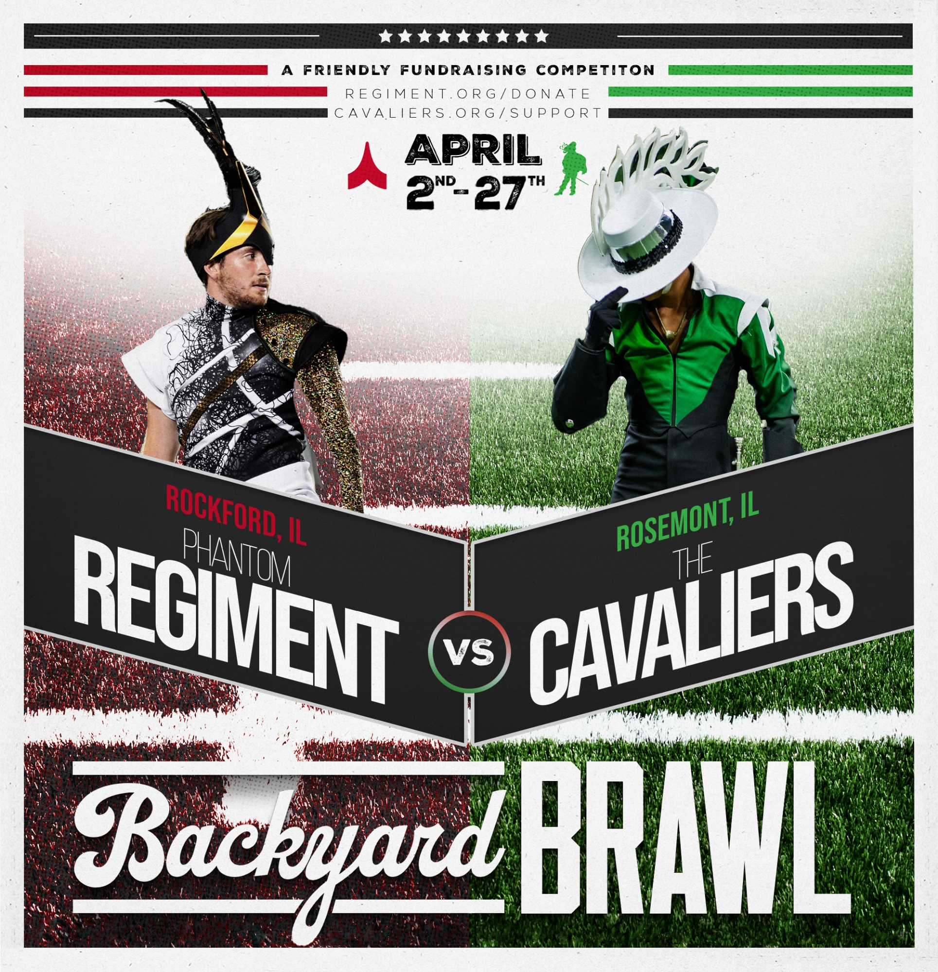 The Cavaliers and Phantom Regiment Face Off in Backyard Brawl