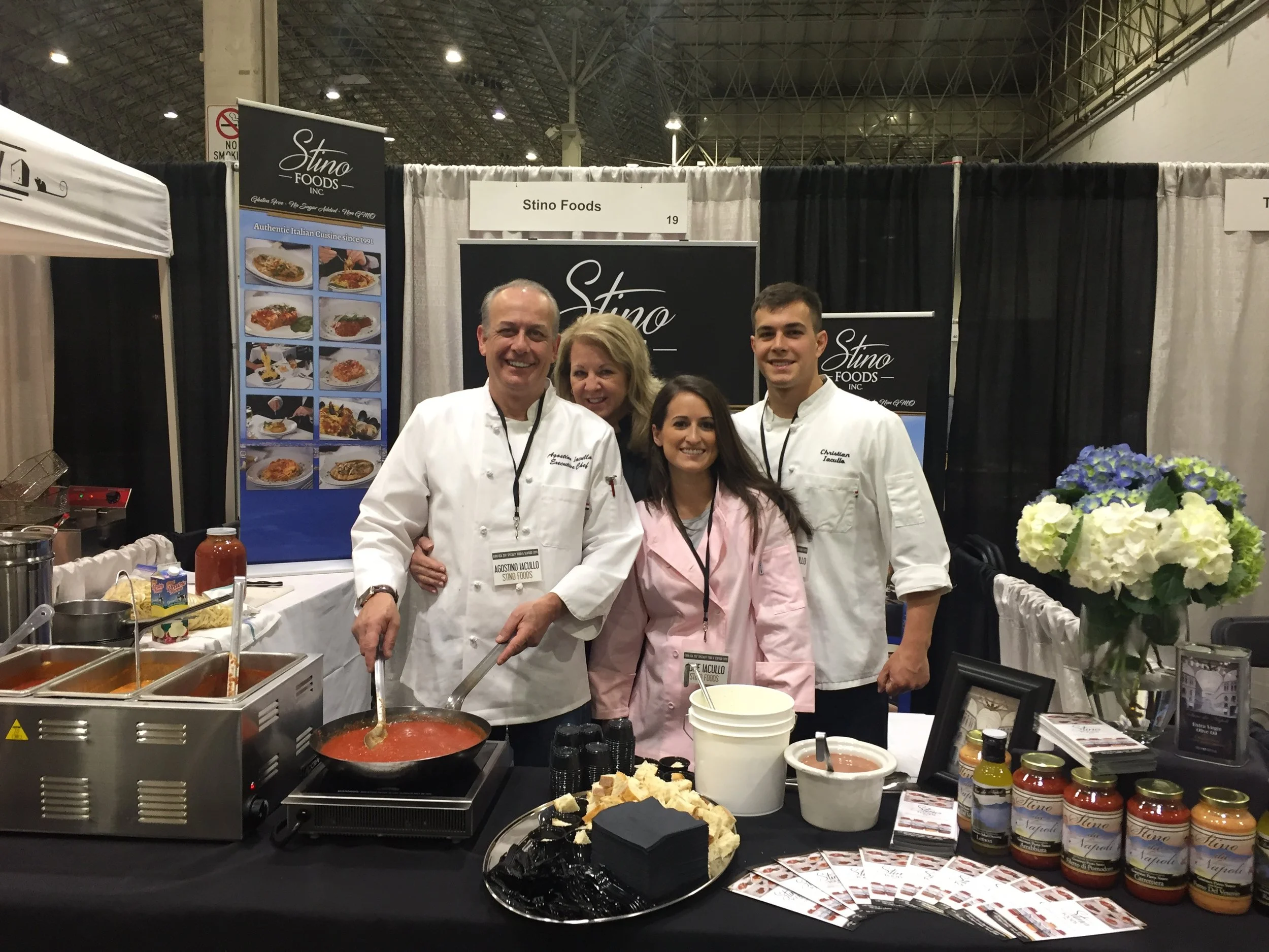 Stino's Team Attends 2017 Euro USA Food Expo