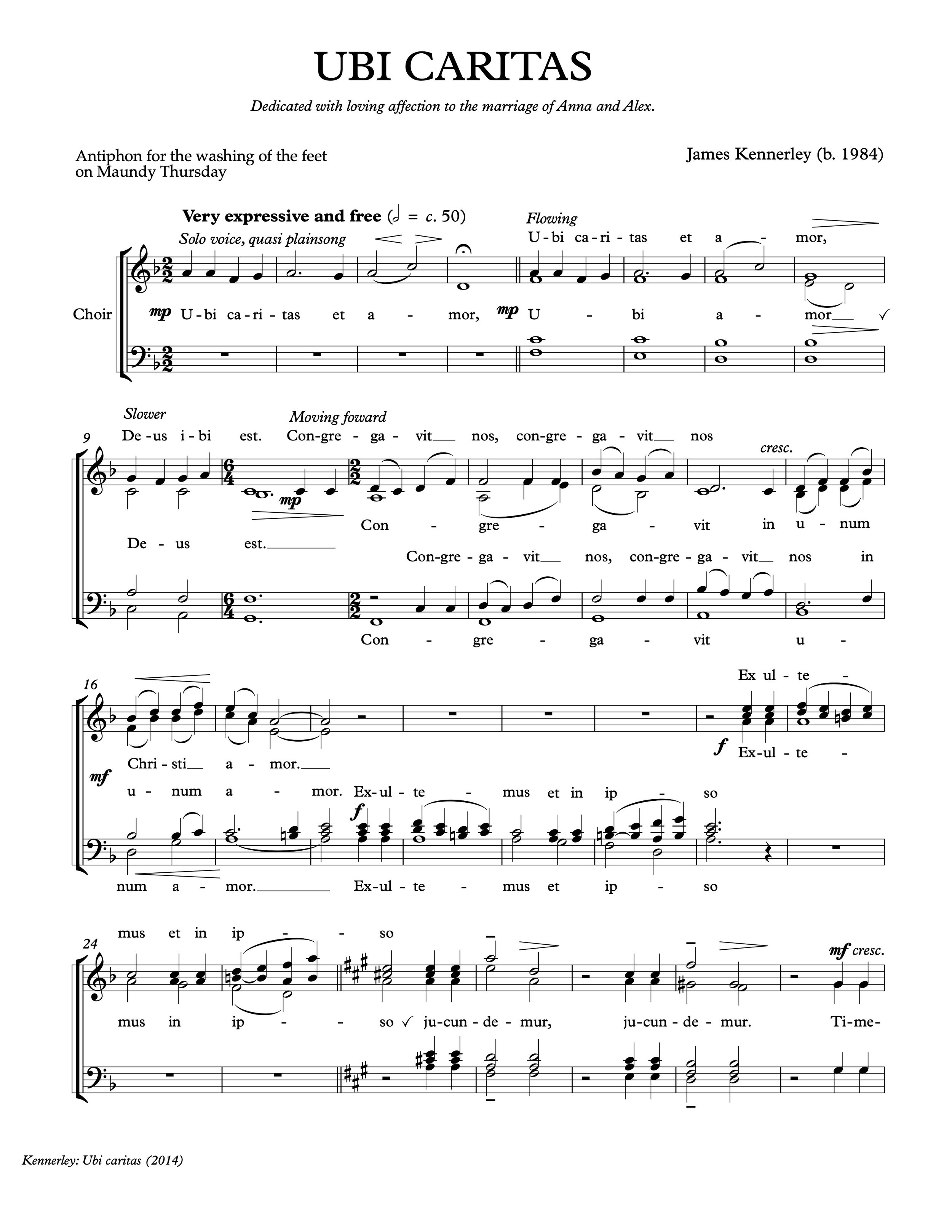 Ubi caritas 2014 - Full Score.jpg
