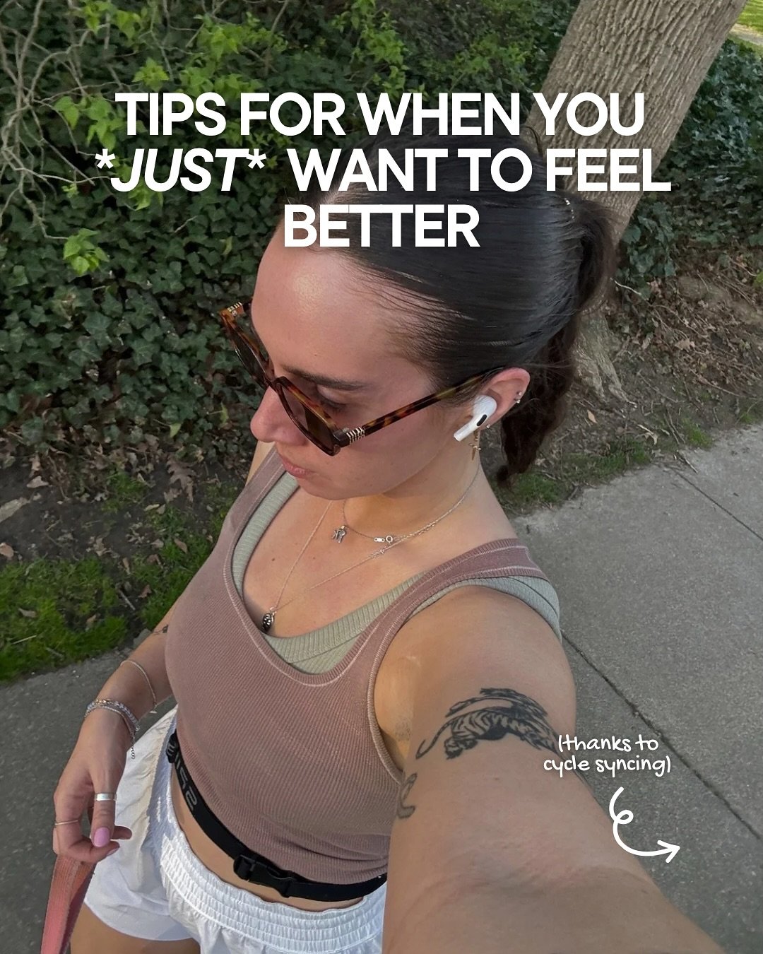 some days i don&rsquo;t want a 10-step routine ..

i just want to feel a little better

this post isn&rsquo;t about syncing your whole life to your cycle,
it&rsquo;s about recognizing what phase you&rsquo;re in &amp; giving yourself *one* tiny thing 