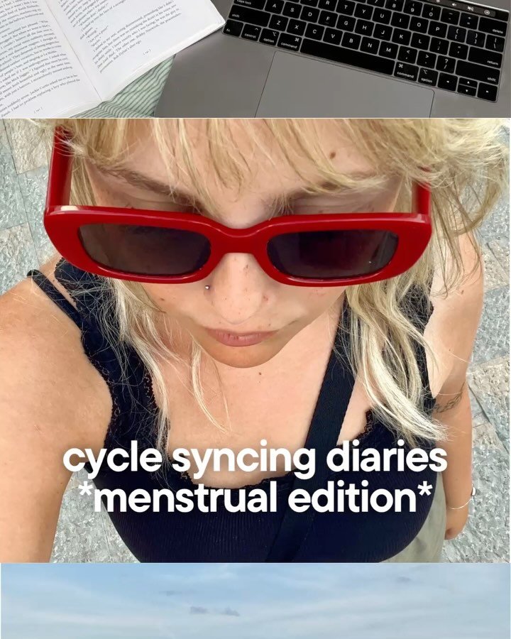 cycle syncing diaries: menstrual edition 001

aka this week I let myself rest without overexplaining it 🧸

this phase was all about softness, boundaries, and choosing comfort on purpose

the world doesn&rsquo;t slow down, but I can.. and that&rsquo;