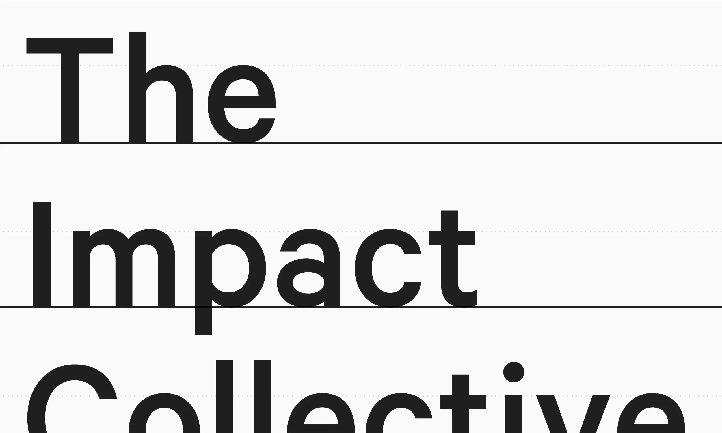 Calibre’s Letterforms close up