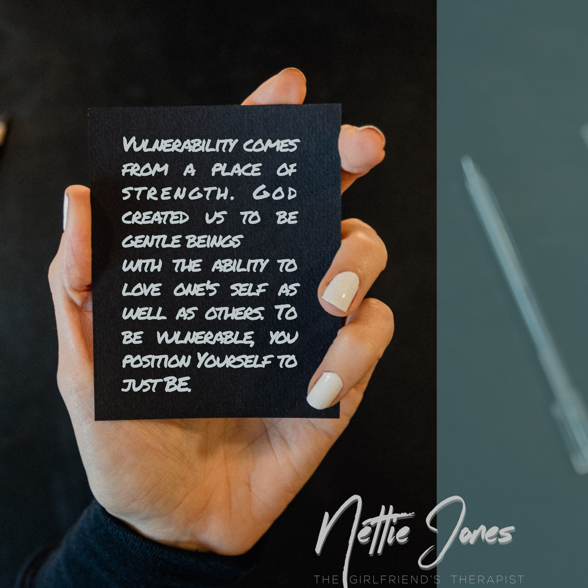 Let's Talk About Vulnerability. 