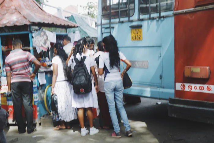 Bus terminal full of people day and night