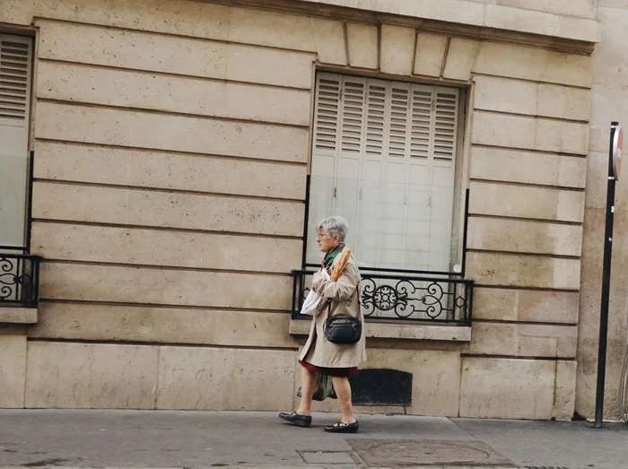 Madam and baguette