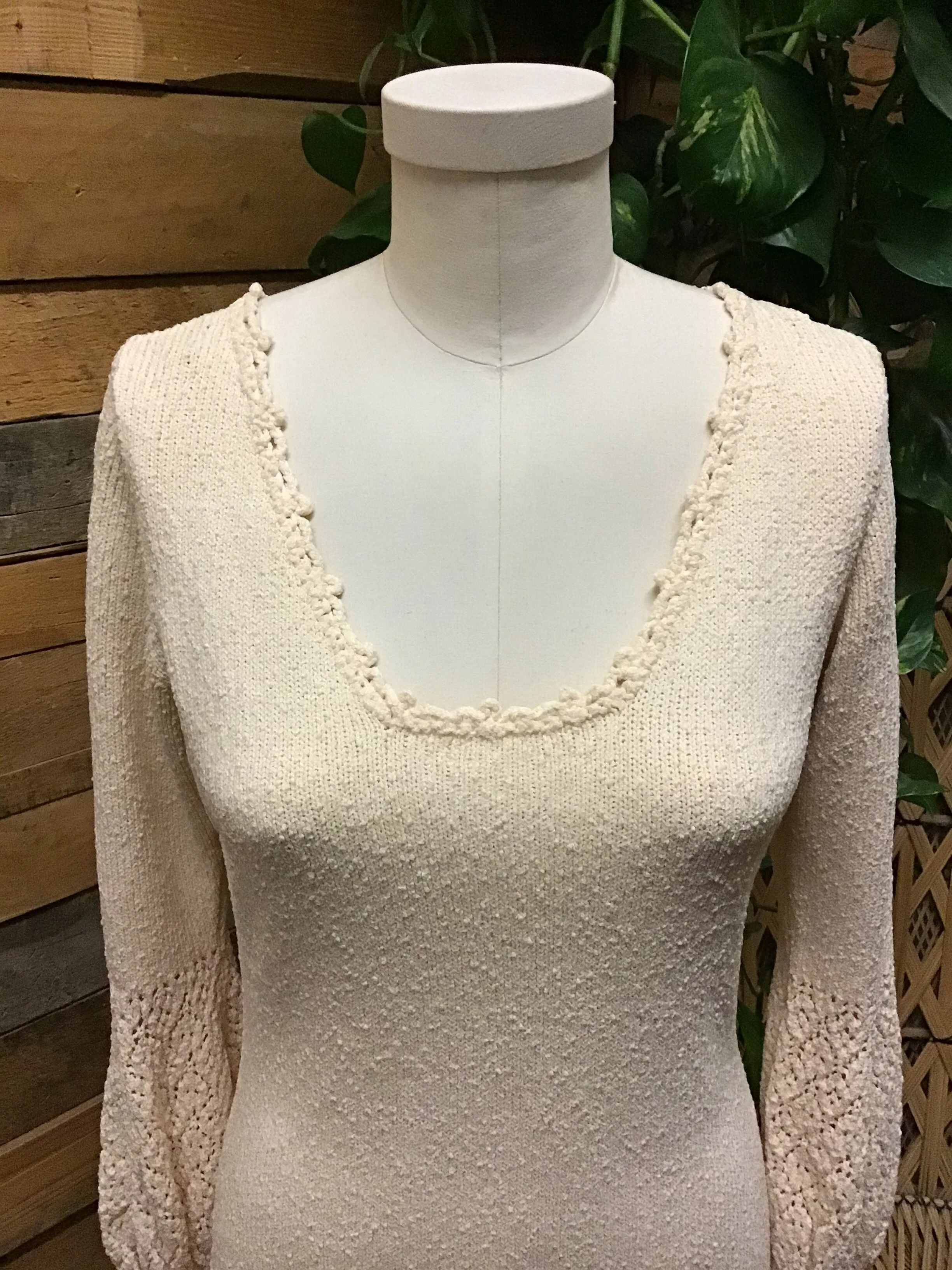 70s sweater dress