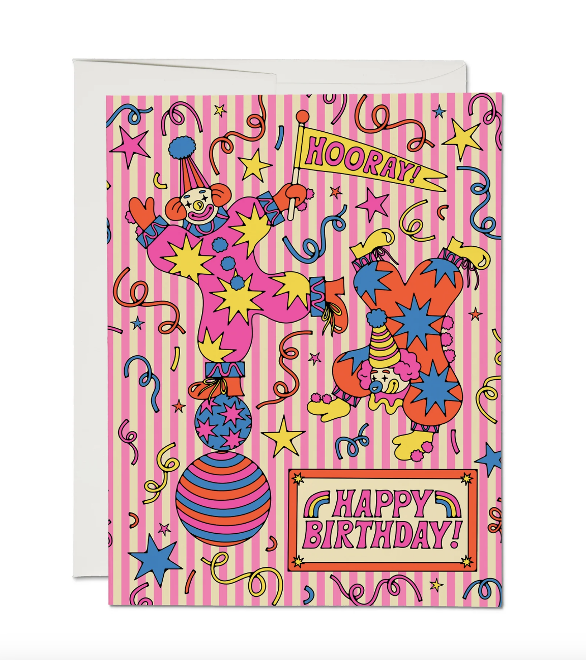 Clowns Greeting Card