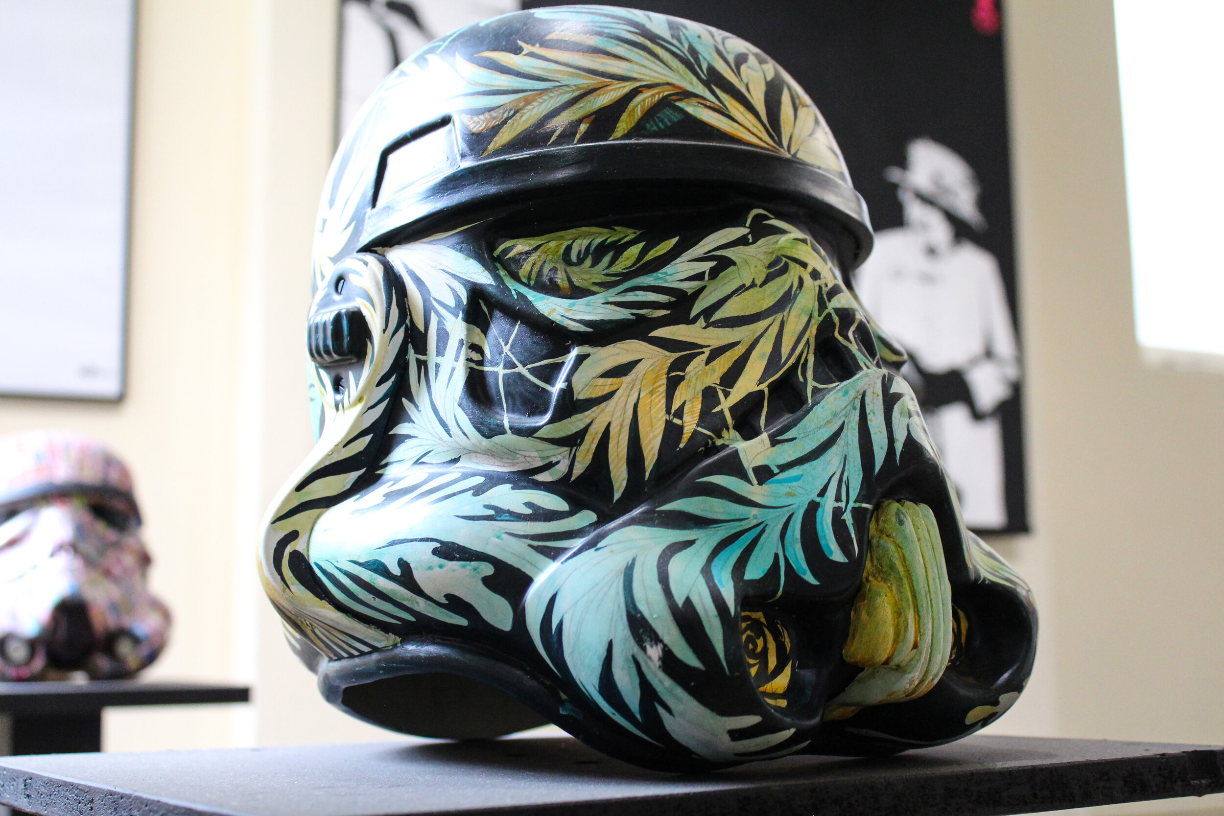 Stormtrooper Helmet, A Force of Nature by Carne Griffiths