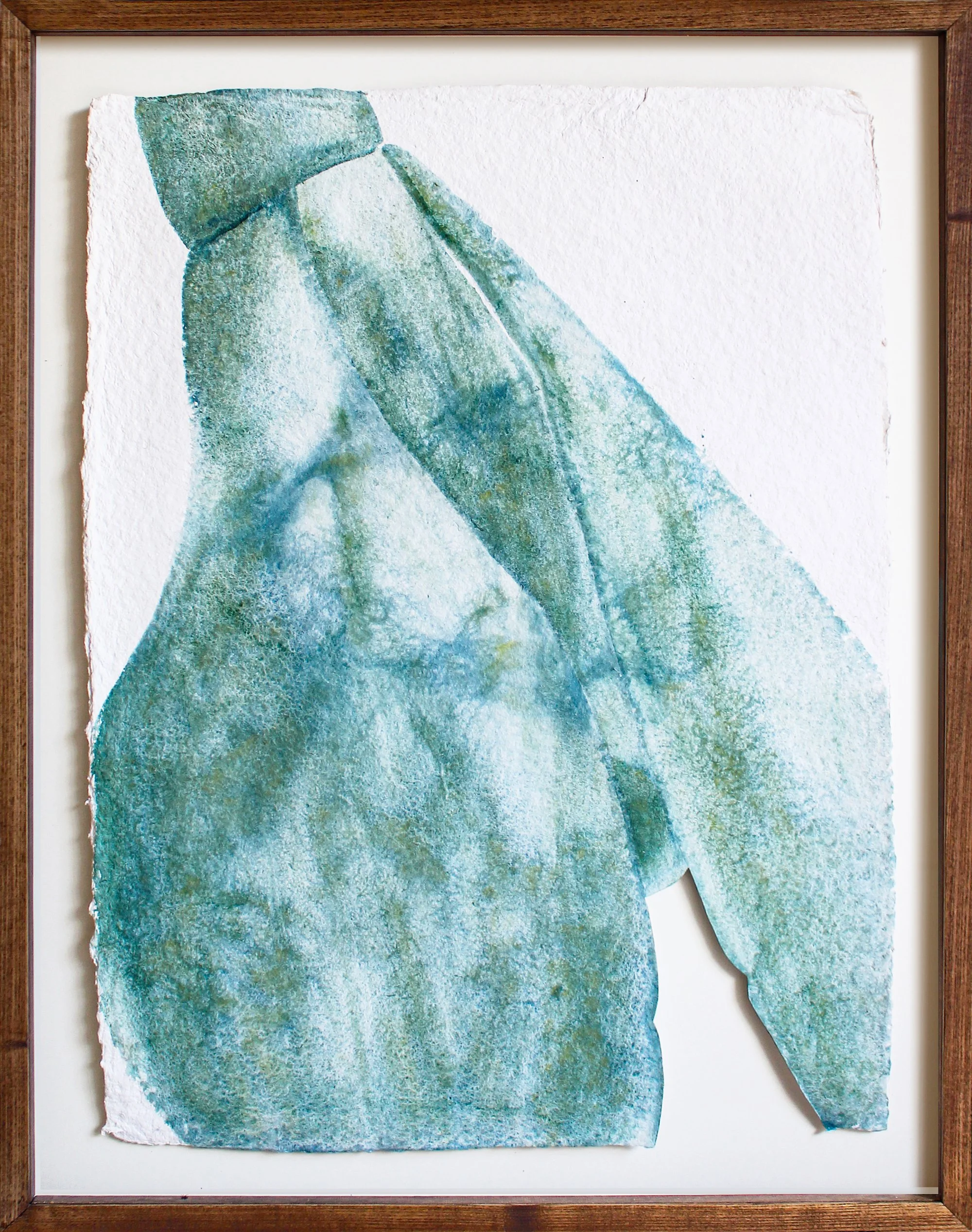 Tenderbeing | 80cm x 60cm | Watercolour on handmade paper, cutouts