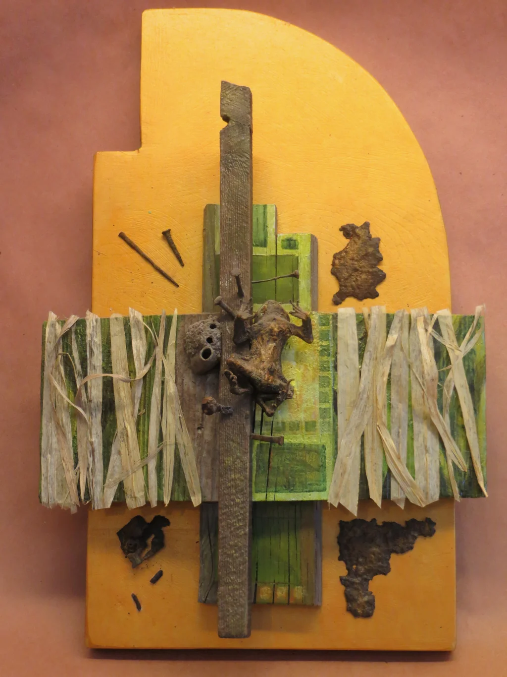 BILL VOSE - PawPaw, IL Yoruba Dream mixed media