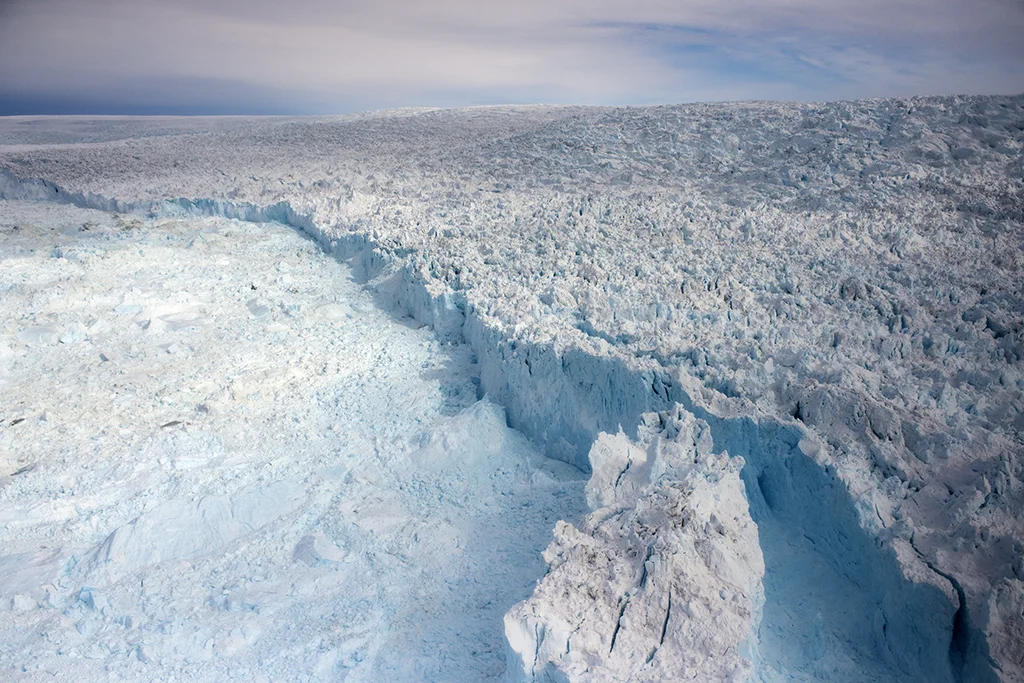 MICHAEL GODSIL - Galesburg, IL Glacial Ridge, Kangia Glacier: Greenland, 2017 photography