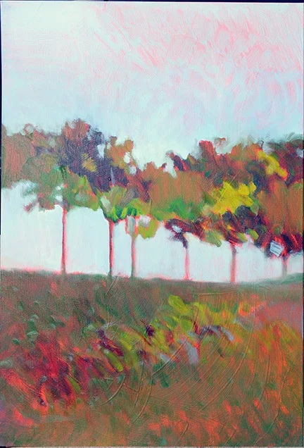 MICHAEL FOWLER - North Augusta, SC Autumnal Resonance oil on canvas