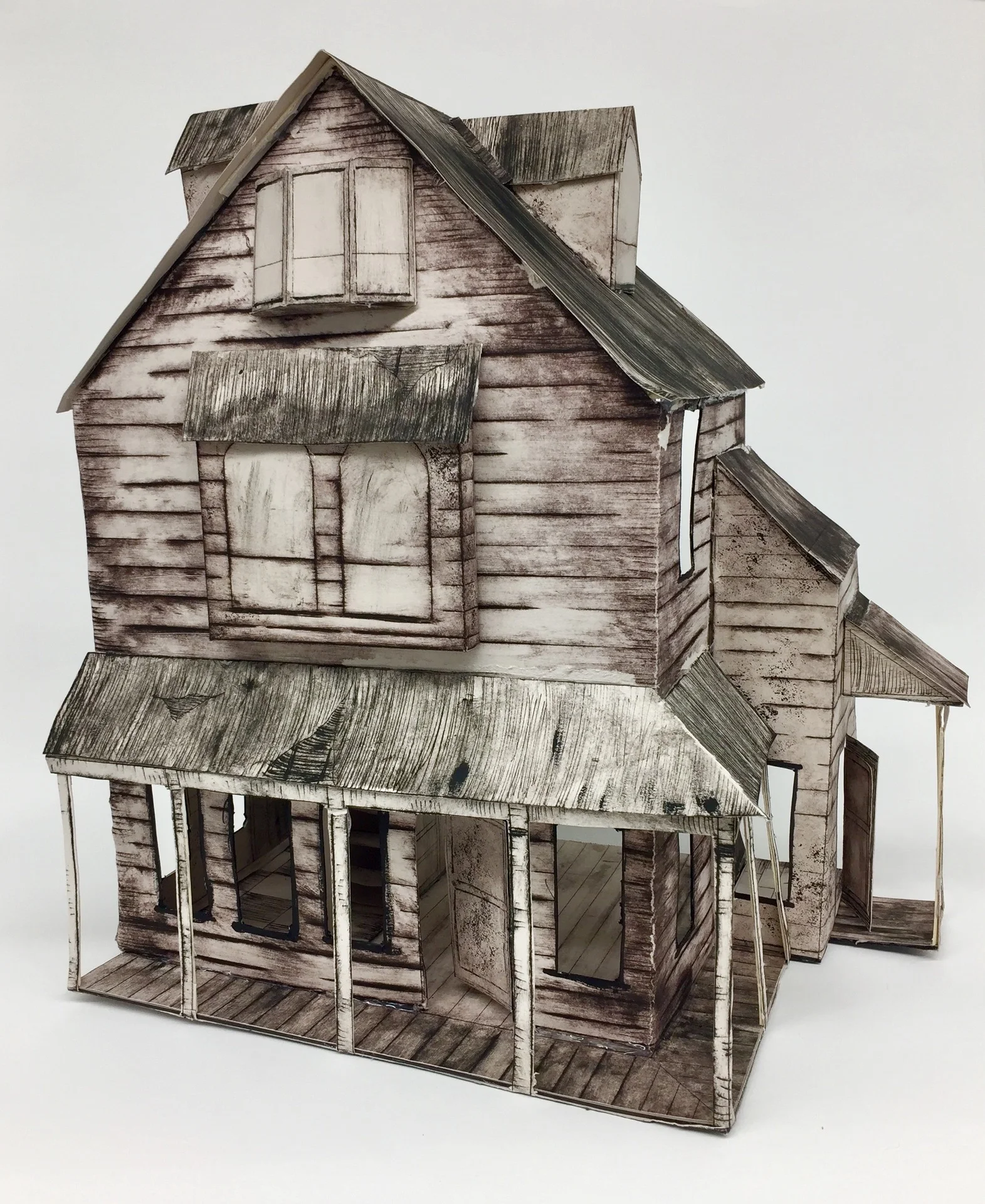 CARLEY BLANCHARD - York, PA 105 Rupert Rd dry point on plexiglass, $85
