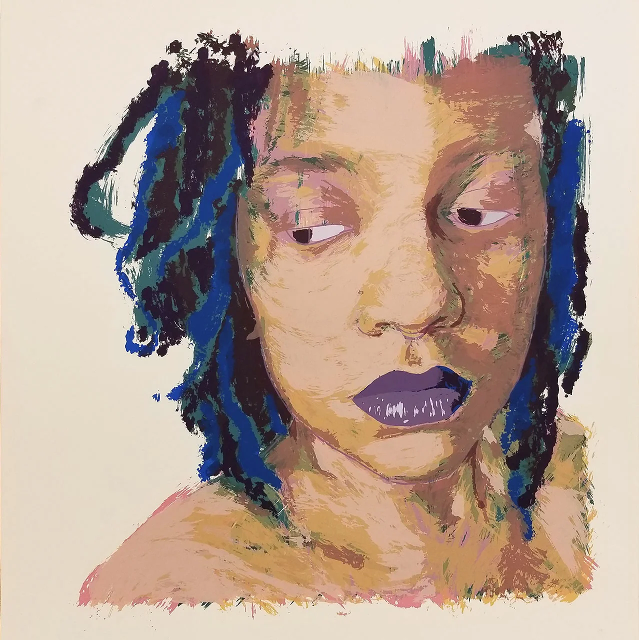 LONNIE EUGENE STEWART AWARD OF EXCELLENCE SHANNON LUNDEEN - Macomb, IL Randi serigraphy, $800