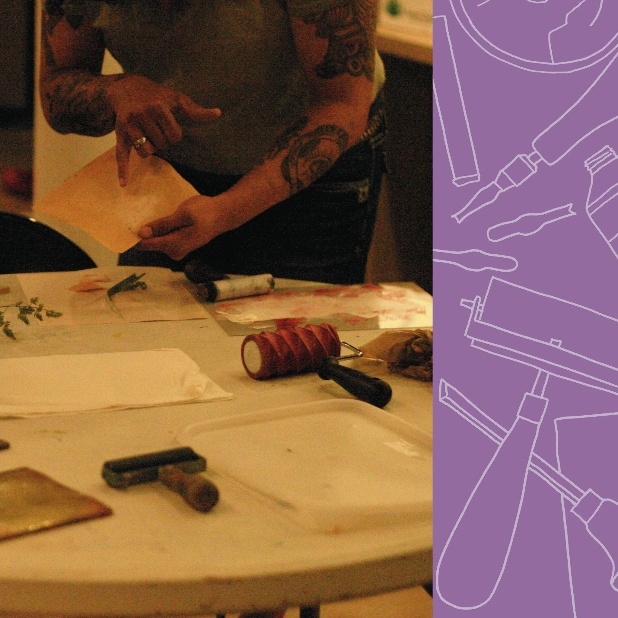 Interested in using our printmaking studio for your own creative projects? โจ Now's your chance! Get certified with Nikki Ponce this ๐ Saturday, October 25 from 10am-12pm.
Couldn't make the first session last weekend on October 18? No worries -- you