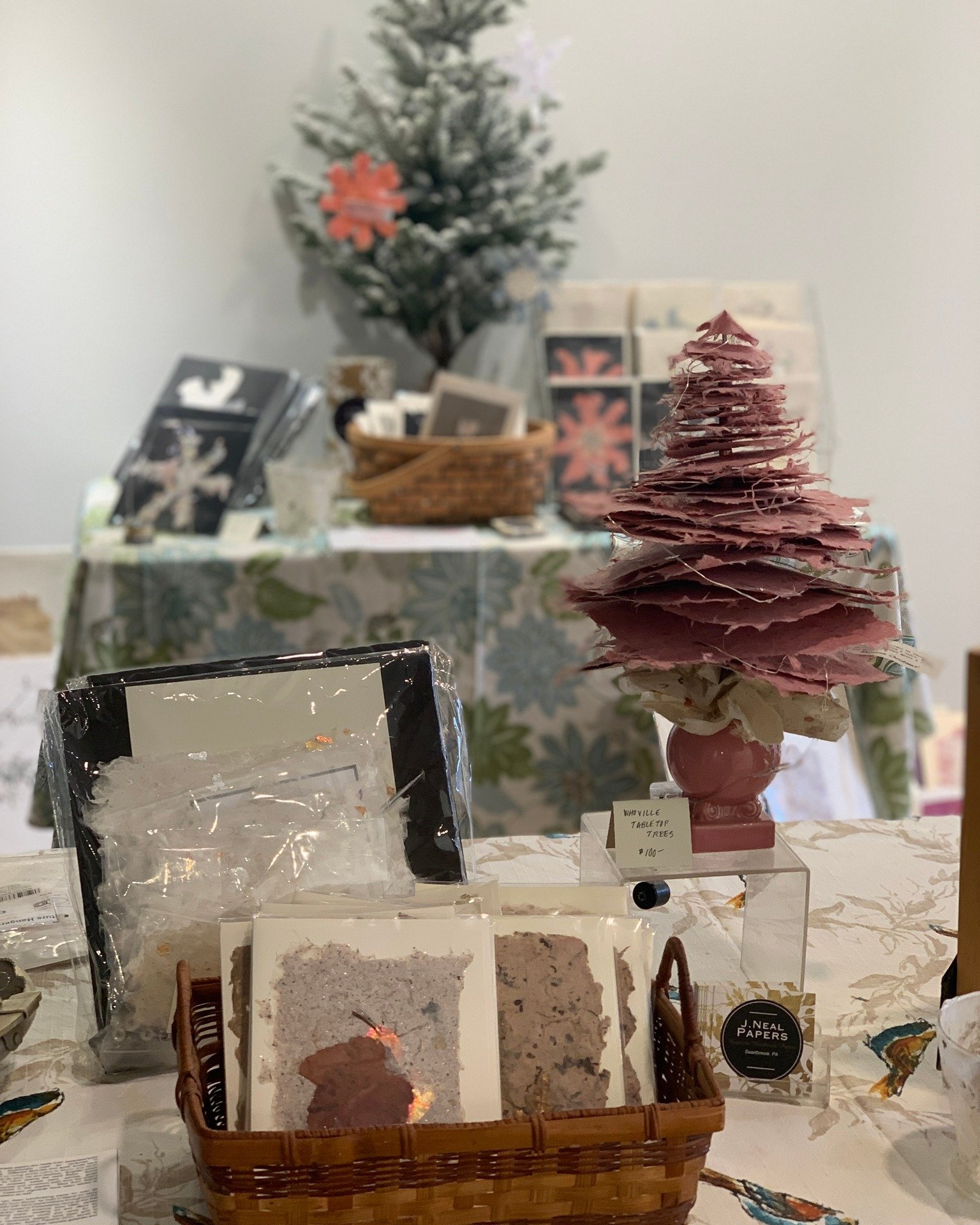 Another sneak peek at some of the festive creations vendors will have on display &amp; for purchase at this Saturday's GCAC 🌲 MERRY MARKET! Stop in and peruse a wide variety of handcrafted items created by over 20+ artisans, spread out across all th