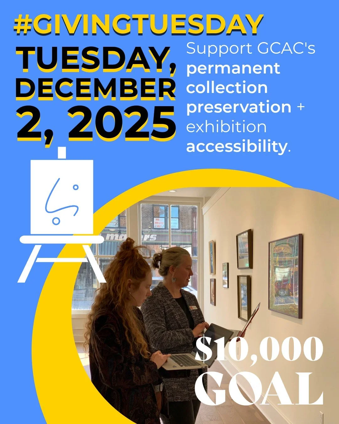 This coming Tuesday, December 2nd, GIVE to the ARTS in your community! 🤝 https://galesburgarts.networkforgood.com/projects/265671-giving-tuesday-december-2nd-2025

Support your local nonprofits on #GIVINGTUESDAY! Make a $50+, $100+, or $500+ donatio