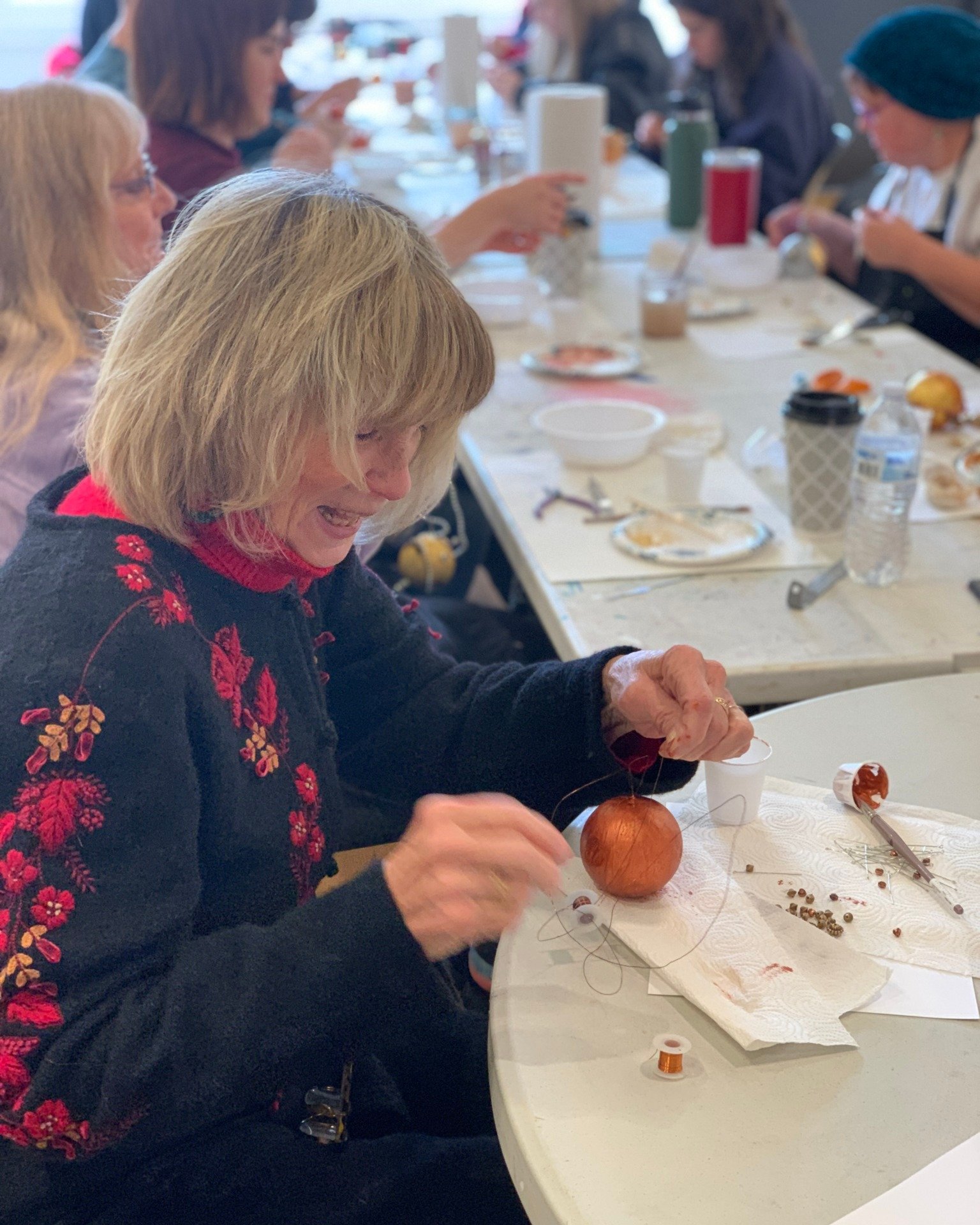 We loved seeing everyone at ArtBar: Steampunk Ornaments last Saturday! Come on out this Saturday, December 13 for 🚂 Galesburg Express. Stop in and do some holiday shopping, enjoy a FREE kids' drop-in art activity, and check out our current exhibitio