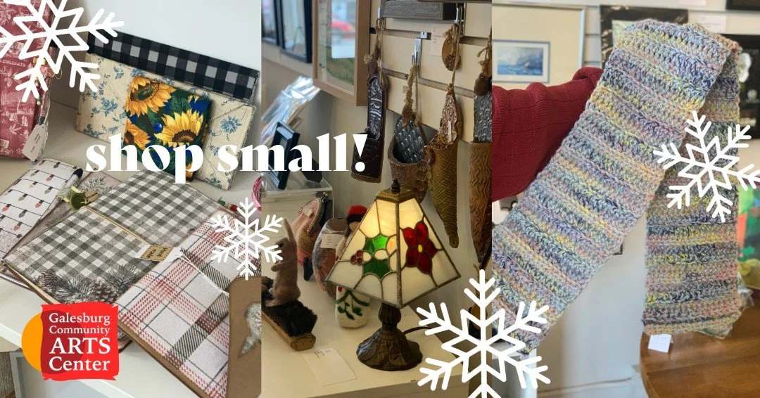 Here's what we've got going on at the Arts Center this week 👇

🎄 Please note, our last day open before  closing for the holidays will be this SATURDAY, DECEMBER 20th. Be sure to stop in this week to see our Permanent Collection Exhibition and get t