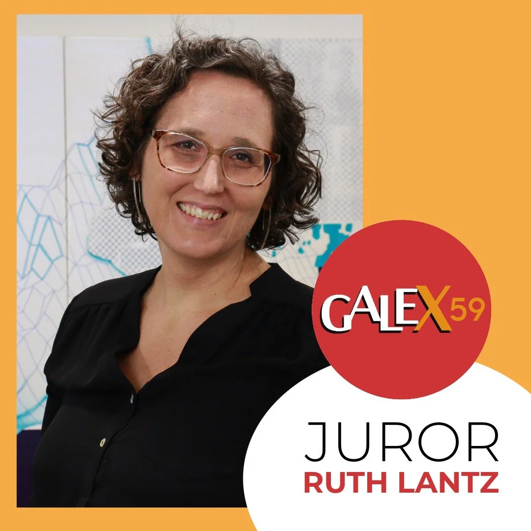 ✨ MEET OUR GALEX 59 JUROR: Ruth Lantz is a visual artist whose paintings and works on paper explore the collision between 19th-century American landscape painting and the digital environments we now inhabit.

She earned her MFA in Visual Studies from