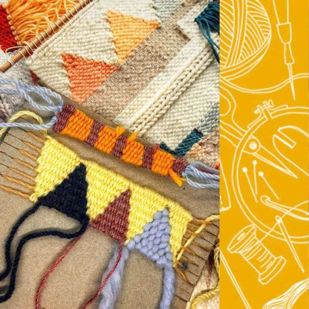 Stop by with the kiddos this Saturday, March 7 from 10am-12pm to explore 🧶 🧵 weaving techniques in the 💡 IMAGINATION STATION! Inspired by artist Eboni Bellott's exhibition on the 3rd floor, kiddos will see what is possible with fiber art. Young ar