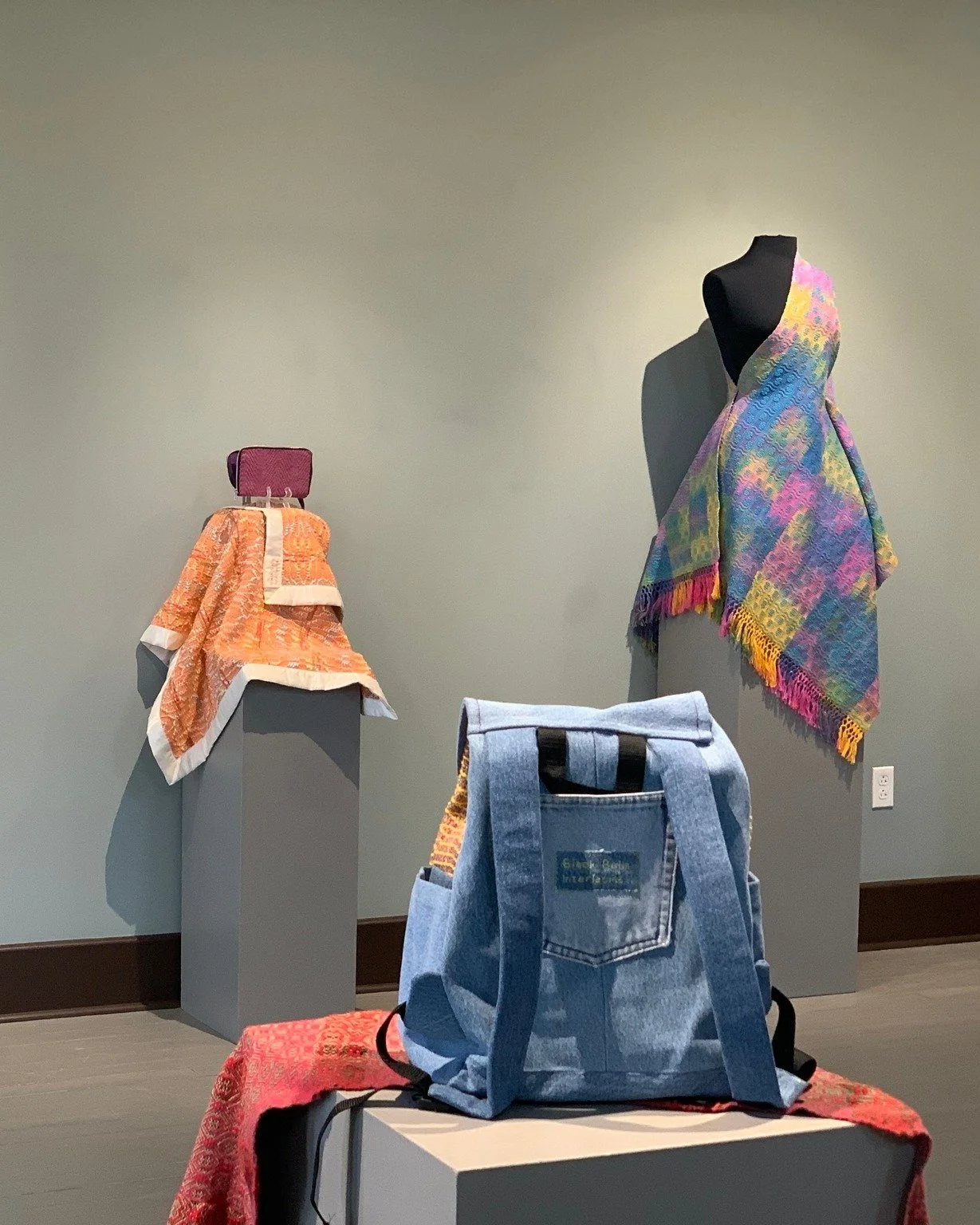 Be sure to visit our 3rd floor Joanne R. Goudie Permanent Collection Gallery 🖼 to view the gorgeous weavings, fiber artworks, and functional textiles created by artist EBONI BELLOTT. 

On view through April 11, 2026. Free + open to the public! ✨

 #