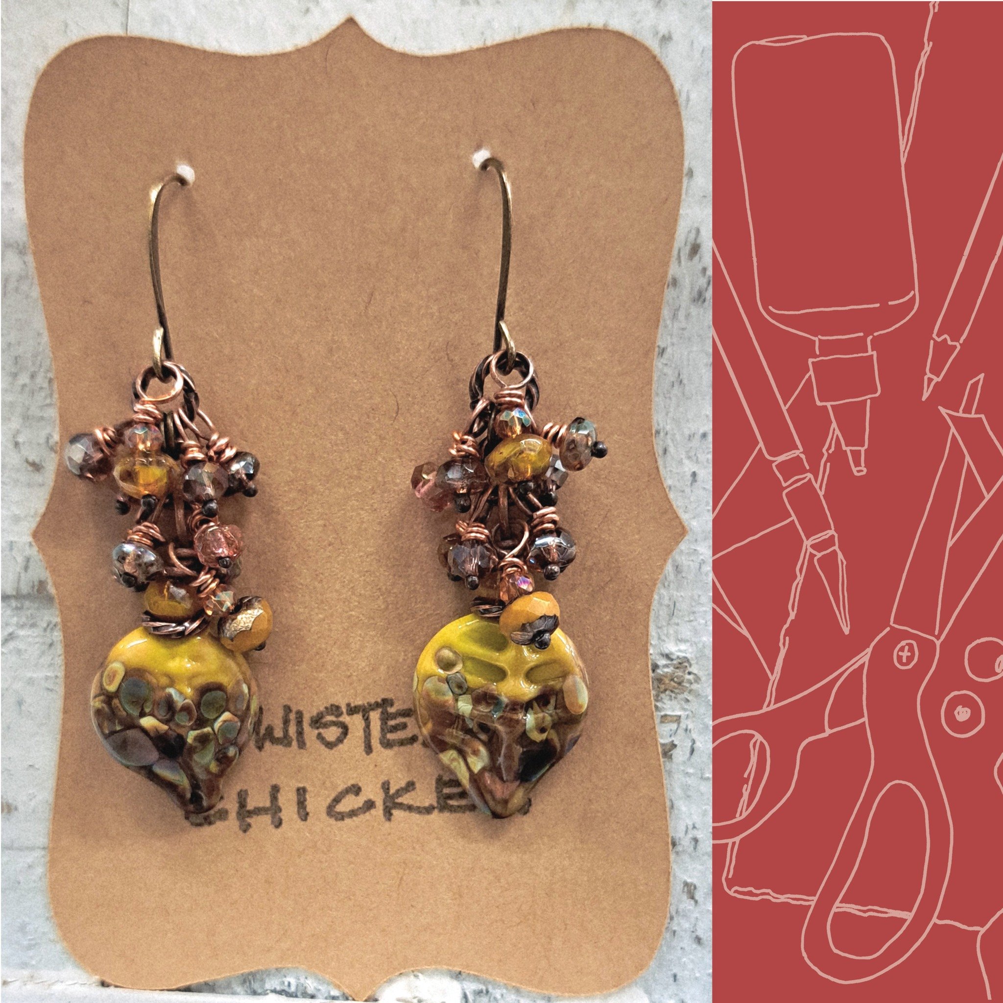 🚨 There's still one spot left in the 10am Lampwork Bead Earrings workshop with Leslie Schenkel on Saturday, March 21st! (The afternoon class on 3/21 is FULL!) Register here to claim your seat 👉 https://galesburgarts.networkforgood.com/events/95988-