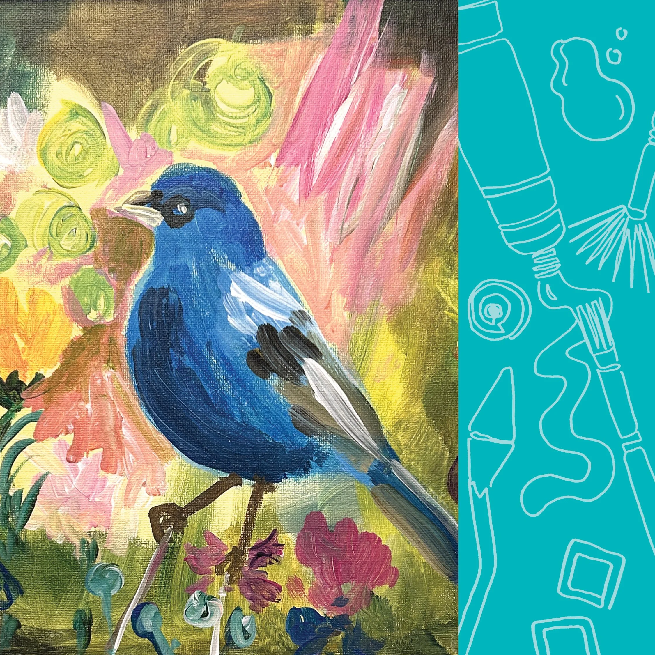 Abstract Acrylic Painting with Karen Noble