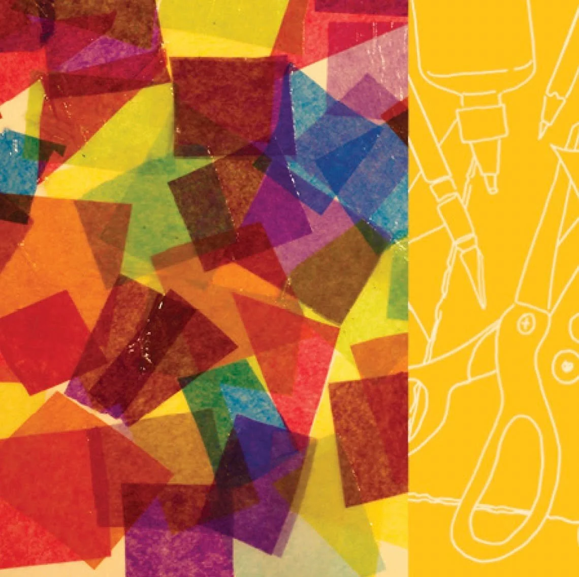 Join us for this month's 🎨 Homeschool Art Club on WEDNESDAY, APRIL 22 from 1-2:30pm! Students will explore mixed-media techniques to create textured, dimensional "paintings" using tissue paper. FREE with Kids Pass (or $5-$10 per child/fami