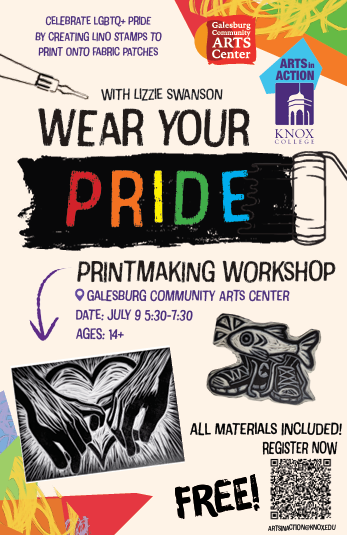 Arts in Action: Wear Your Pride - Printmaking Workshop