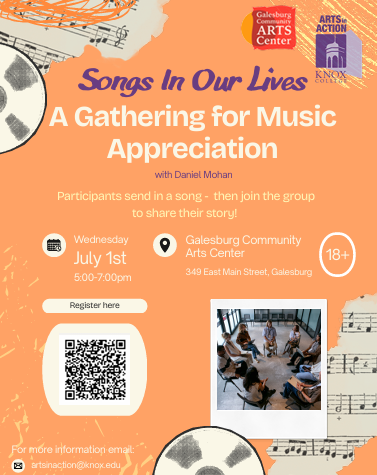 Arts in Action: Songs in our Lives - A Gathering for Music Appreciation