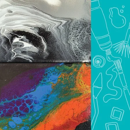 Acrylic Pour Painting with Wendy Dispennette