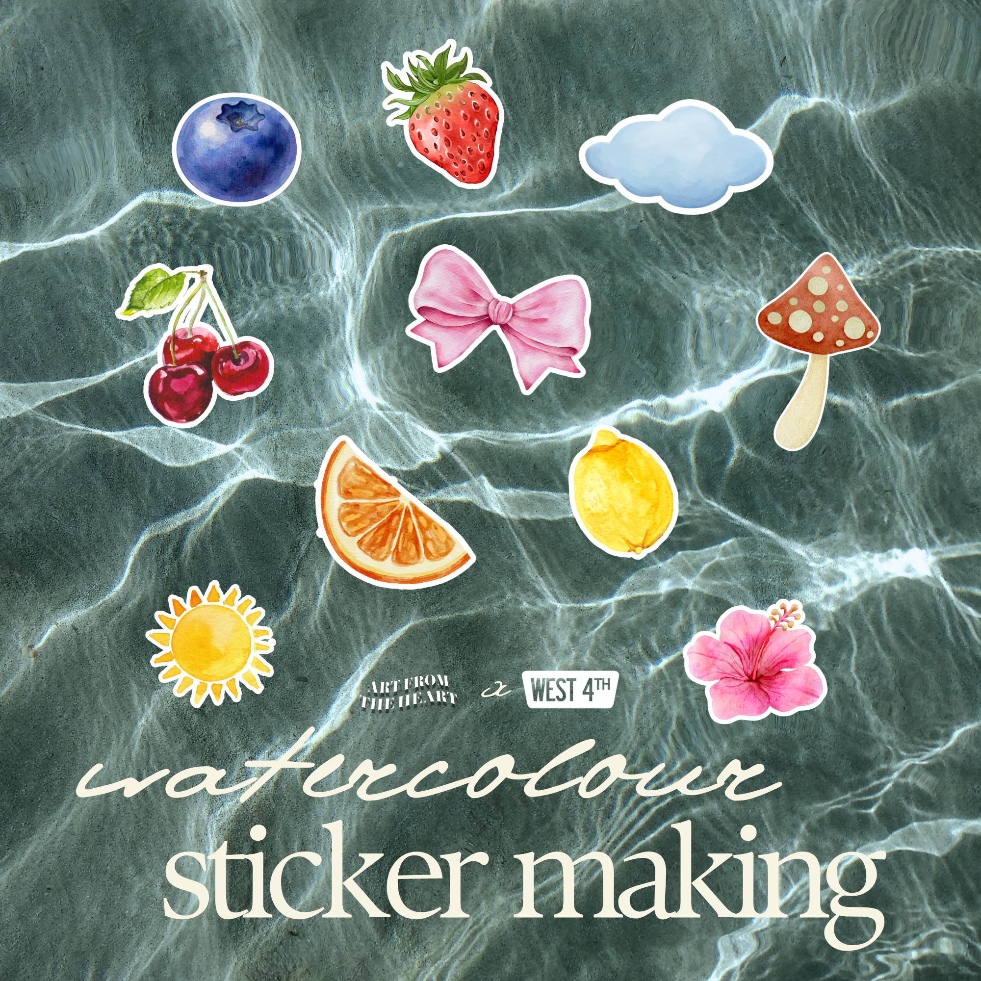 Watercolour Stickers