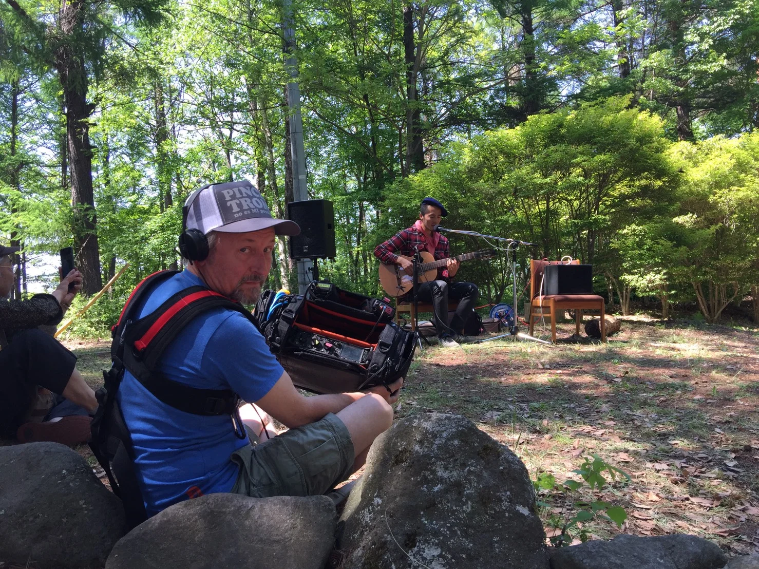  Recording a friend's live concert.&nbsp; 