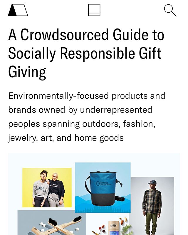 Shout out to @youdidnotsleepthere and @fieldmag for featuring Look Out Bolo in their socially responsible gift giving guide! Feels pretty special to be on the same list of other great Portland businesses like @wearewildfang and @feigoods. There&rsquo