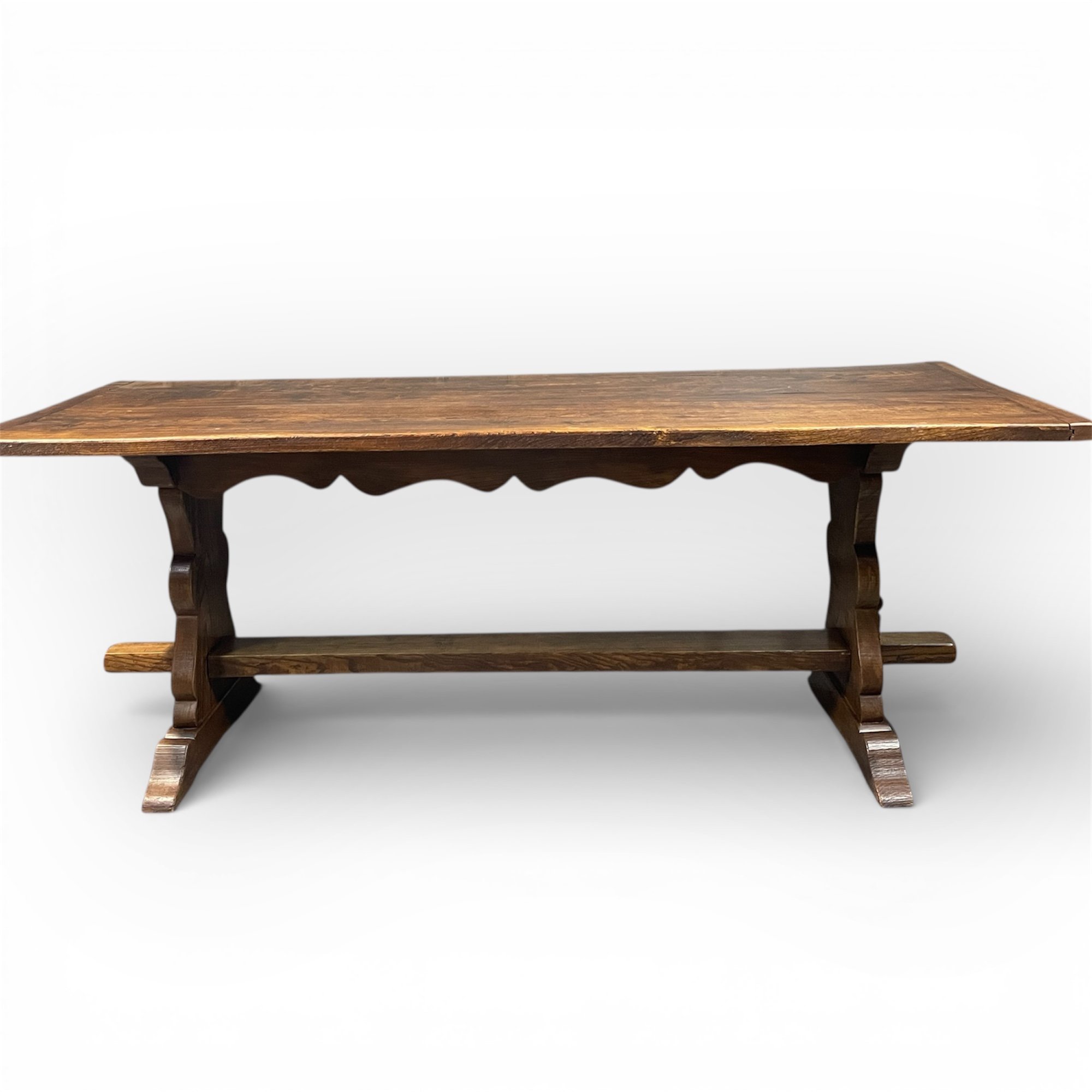Antique Refectory Elm Dining Table