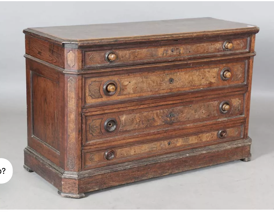 French Walnut Chest of Drawers