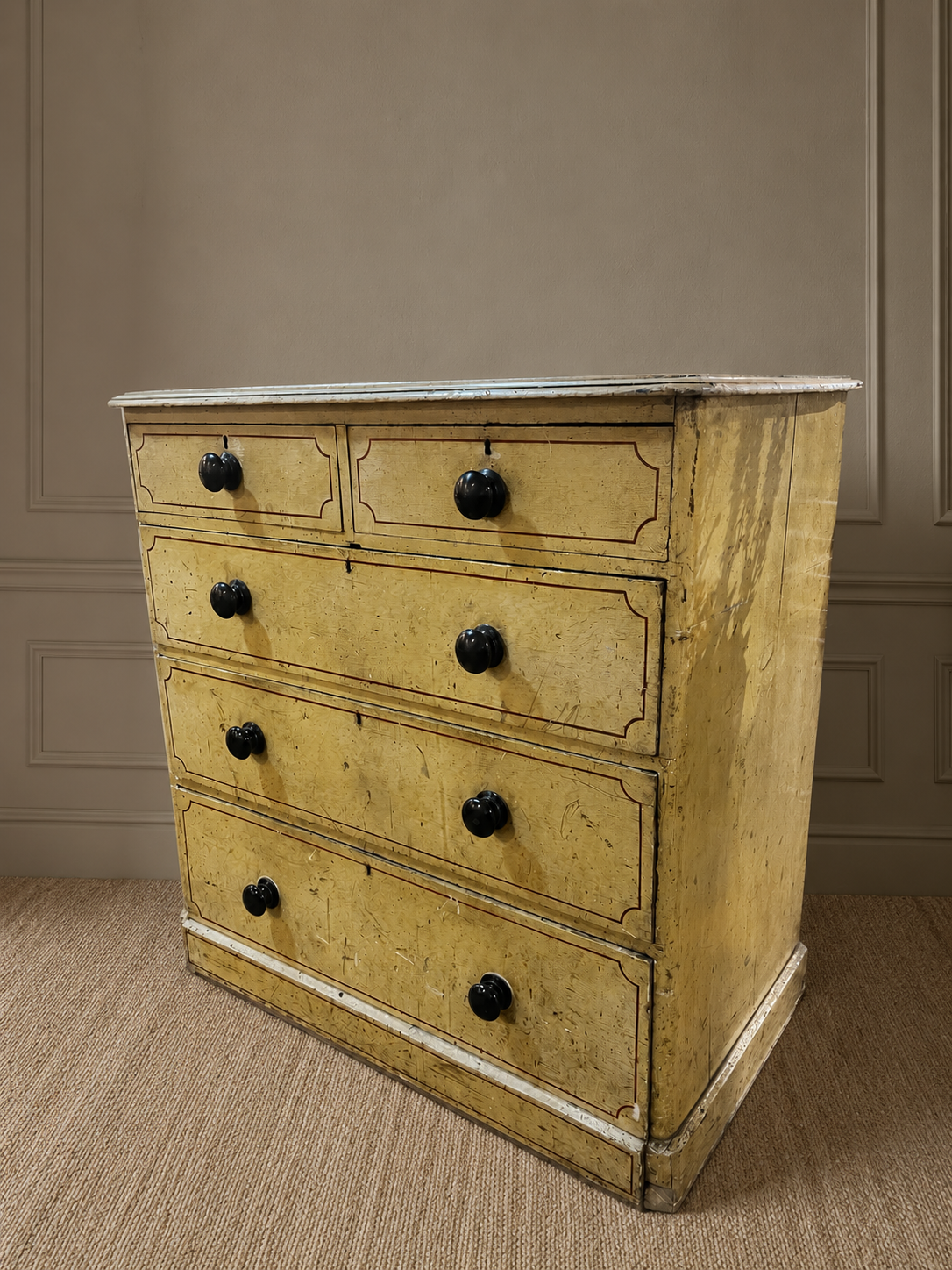 Regency Hand Painted Chest of Drawers