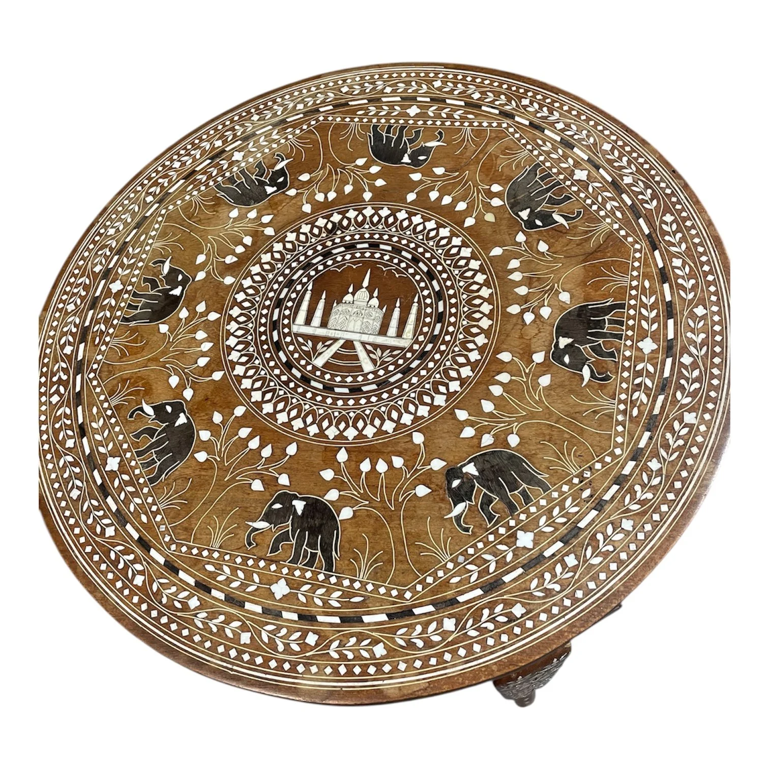 Anglo Indian Taj Mahal Side Table