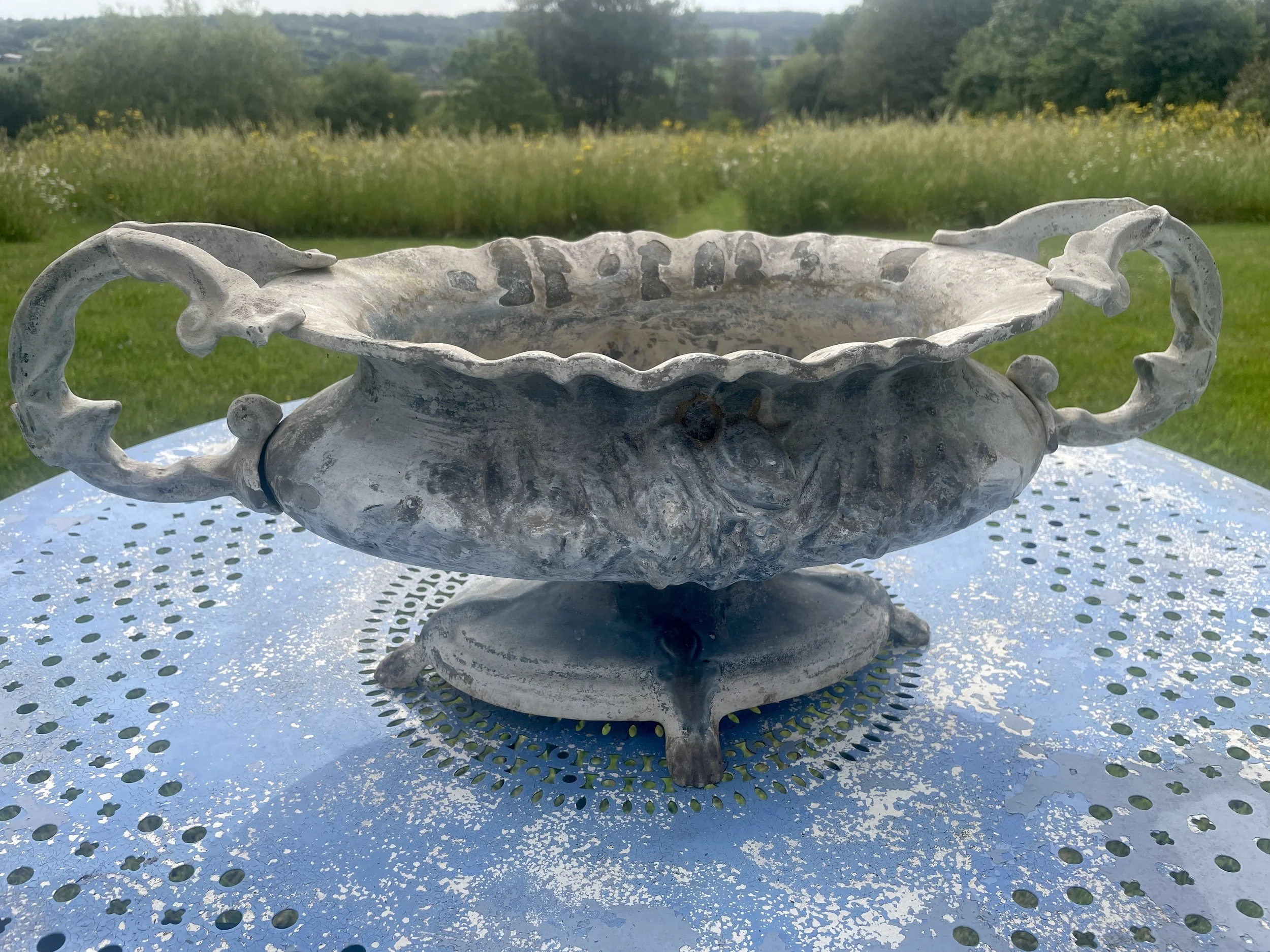 Cast Iron French Louis XV Style Jardiniere