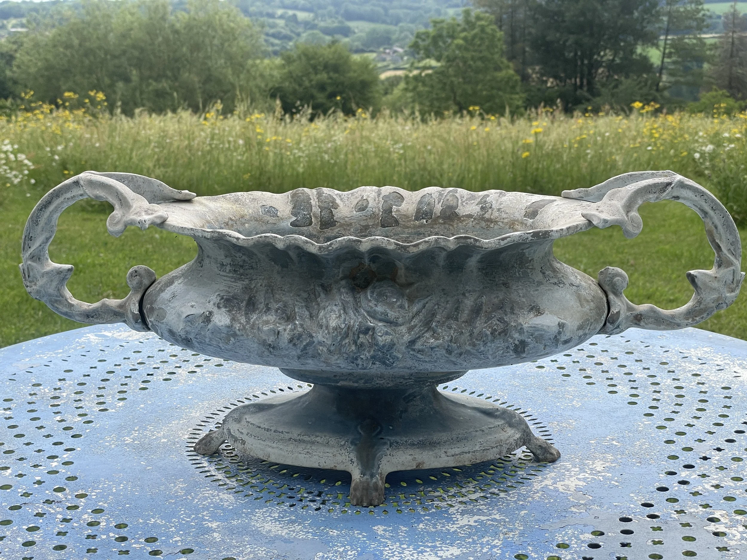 Cast Iron French Louis XV Style Jardiniere