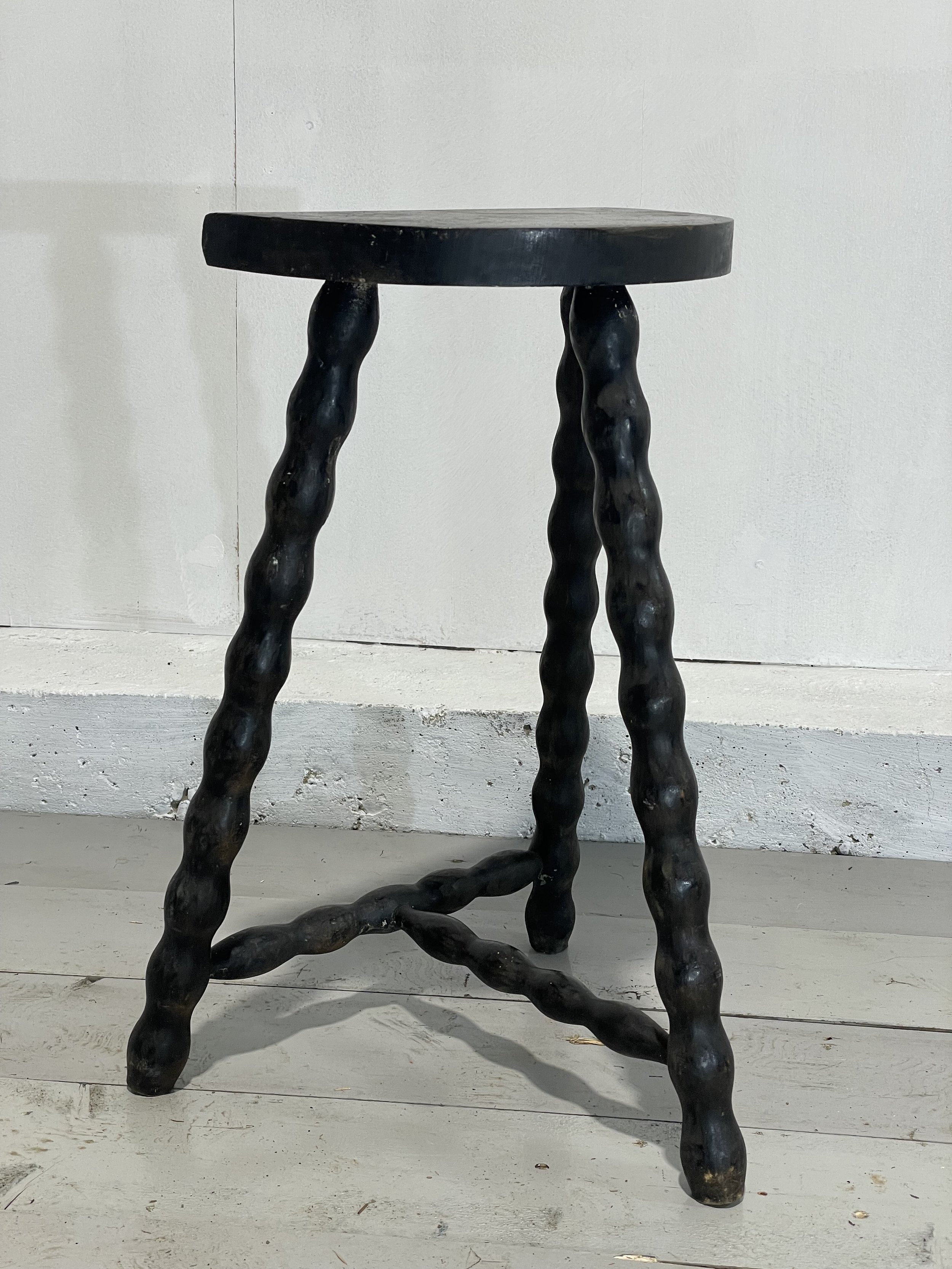 French Demilune Stool